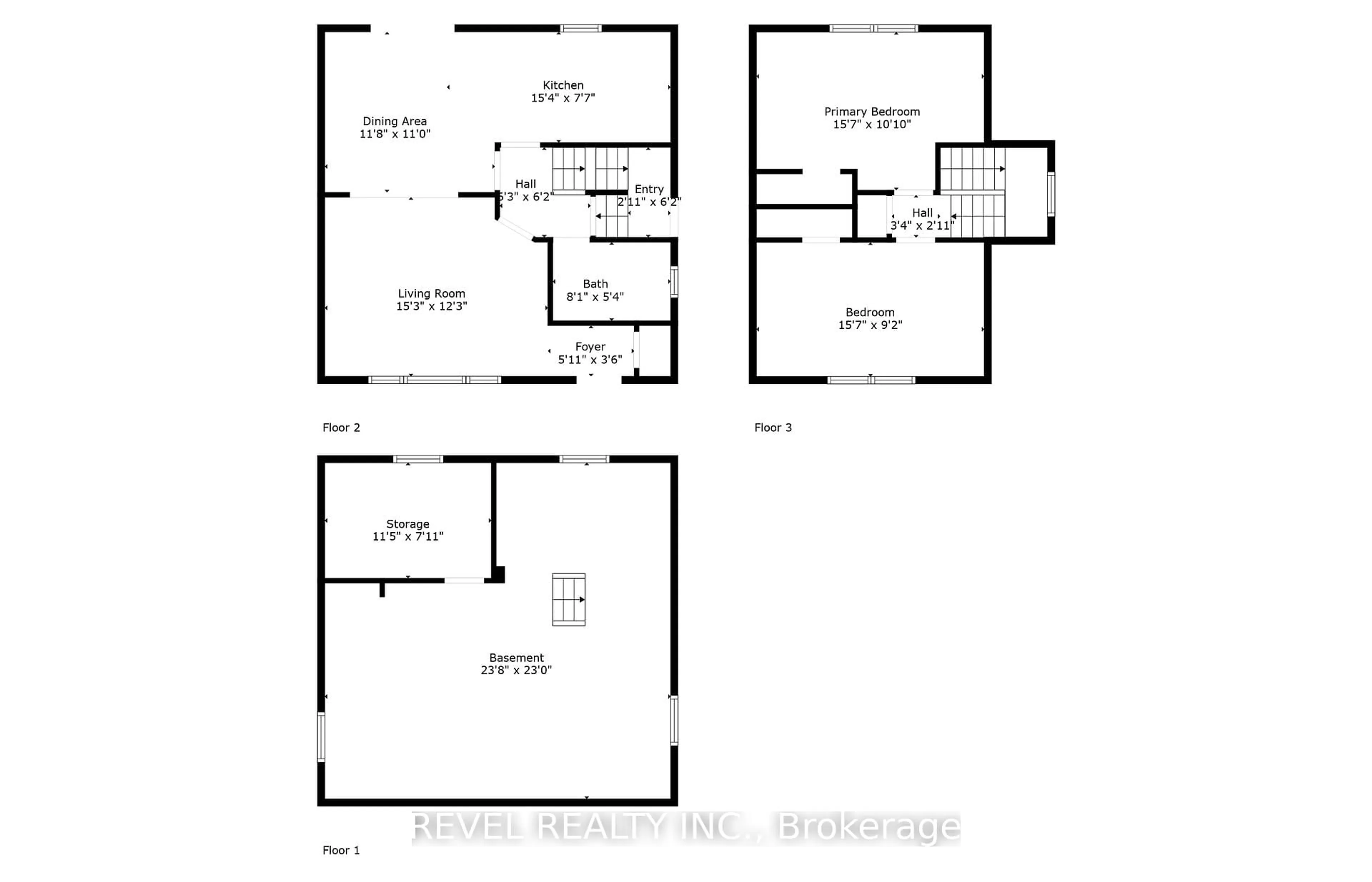 Floor plan for 647 Brighton Ave, Hamilton Ontario L8H 6H1