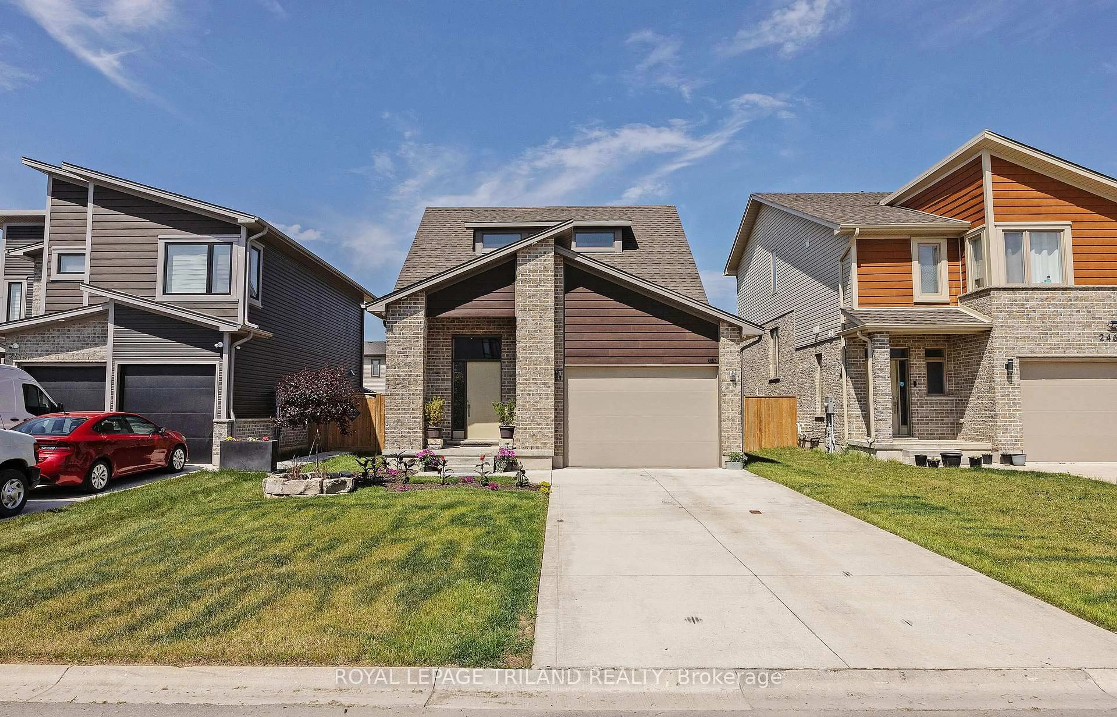 Home with brick exterior material, street for 2467 Irish Moss Rd, London South Ontario N6M 0A2
