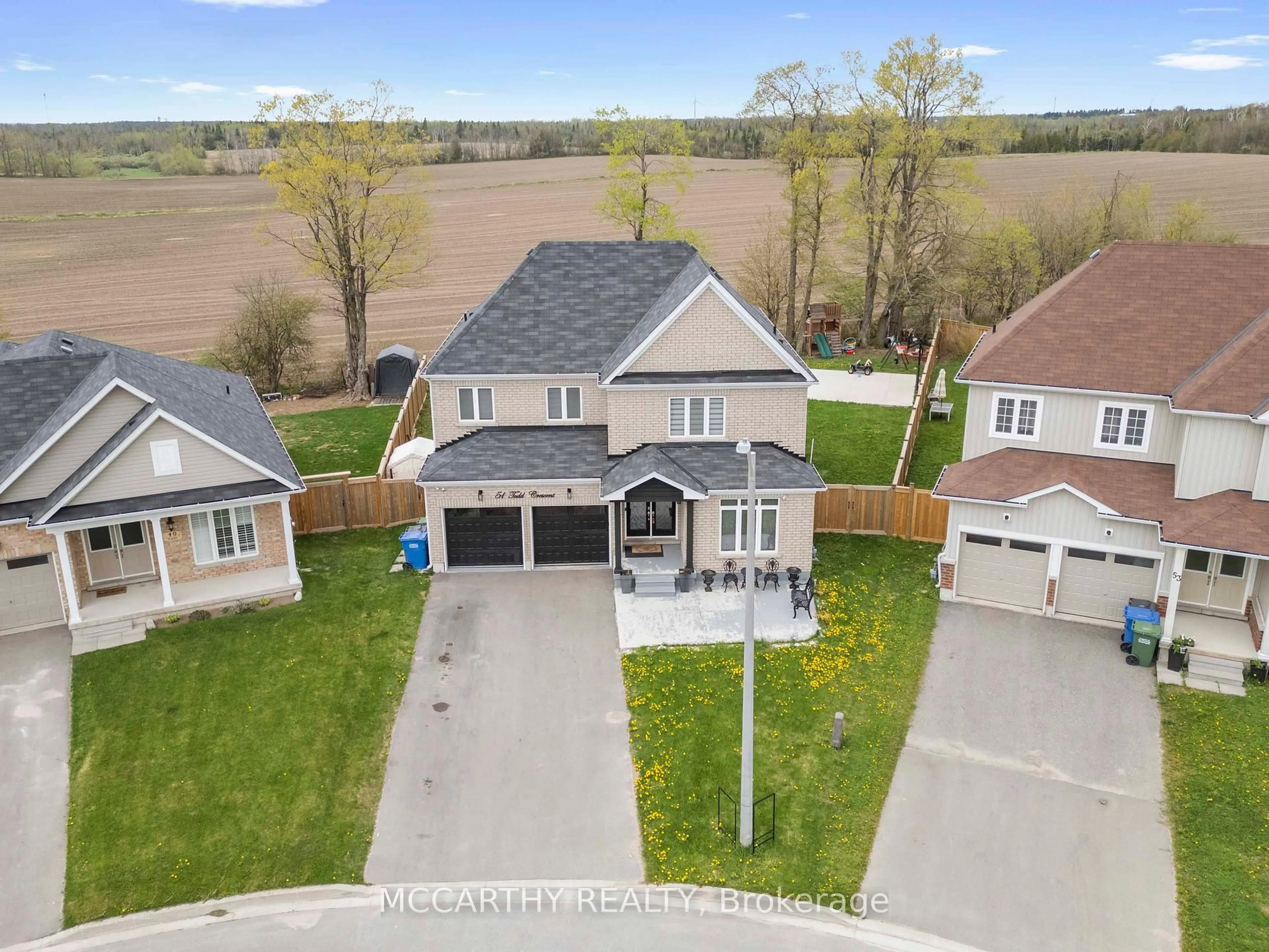 A pic from outside/outdoor area/front of a property/back of a property/a pic from drone, street for 51 Todd Cres, Southgate Ontario N0C 1B0
