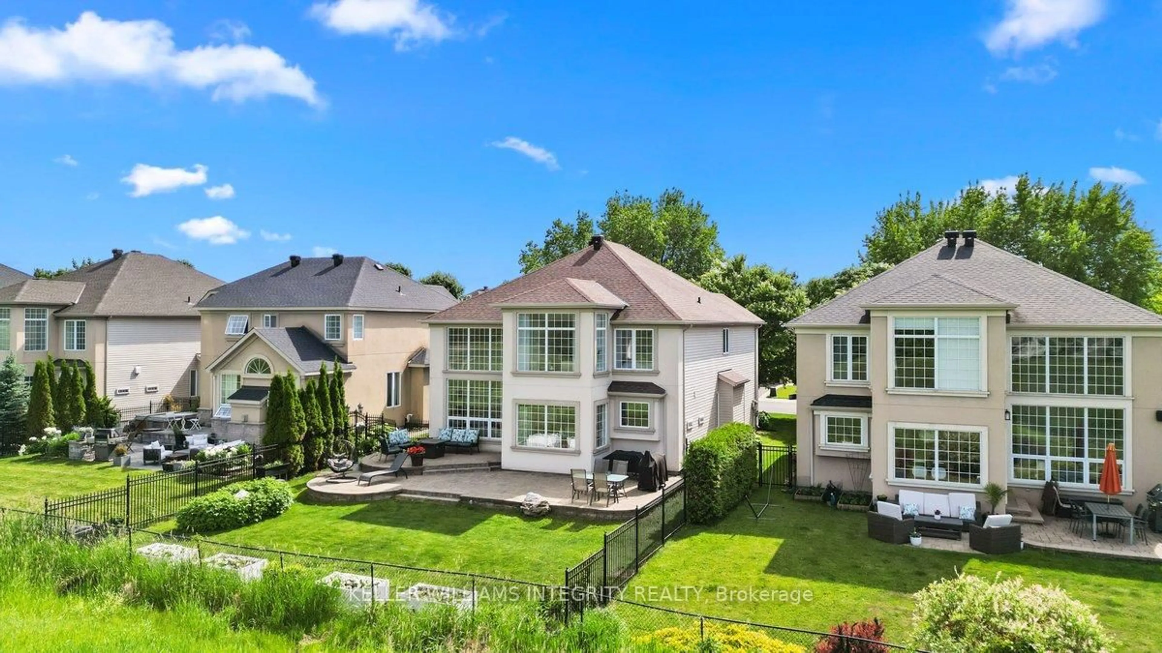 A pic from outside/outdoor area/front of a property/back of a property/a pic from drone, street for 16 Blackshire Circ, Ottawa Ontario K2J 5L8