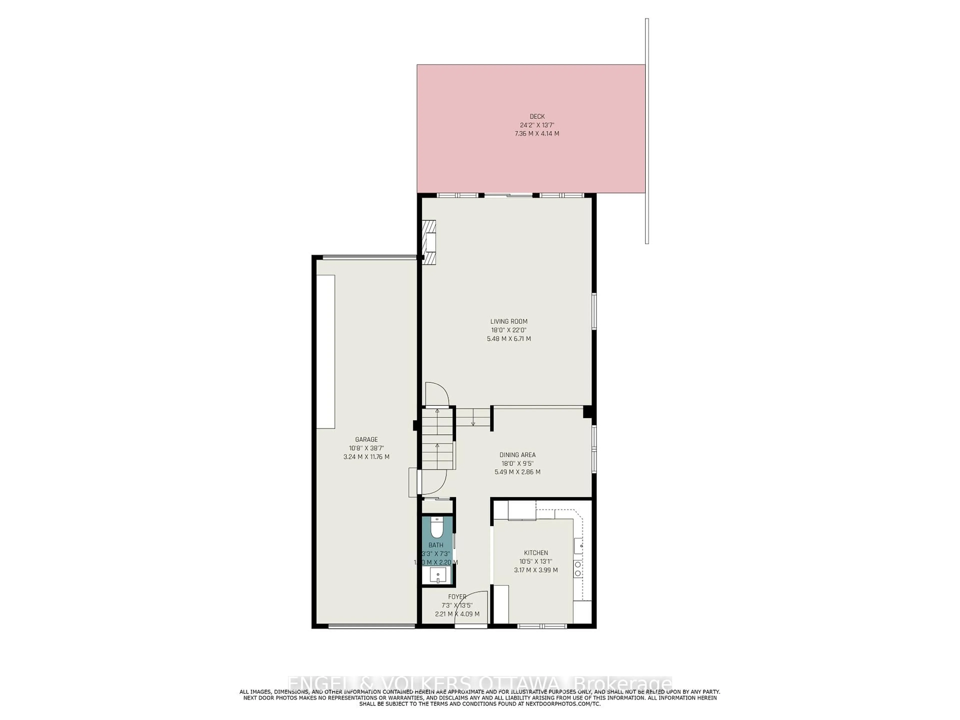 Floor plan for 430 Duvernay Dr, Ottawa Ontario K1E 2N8