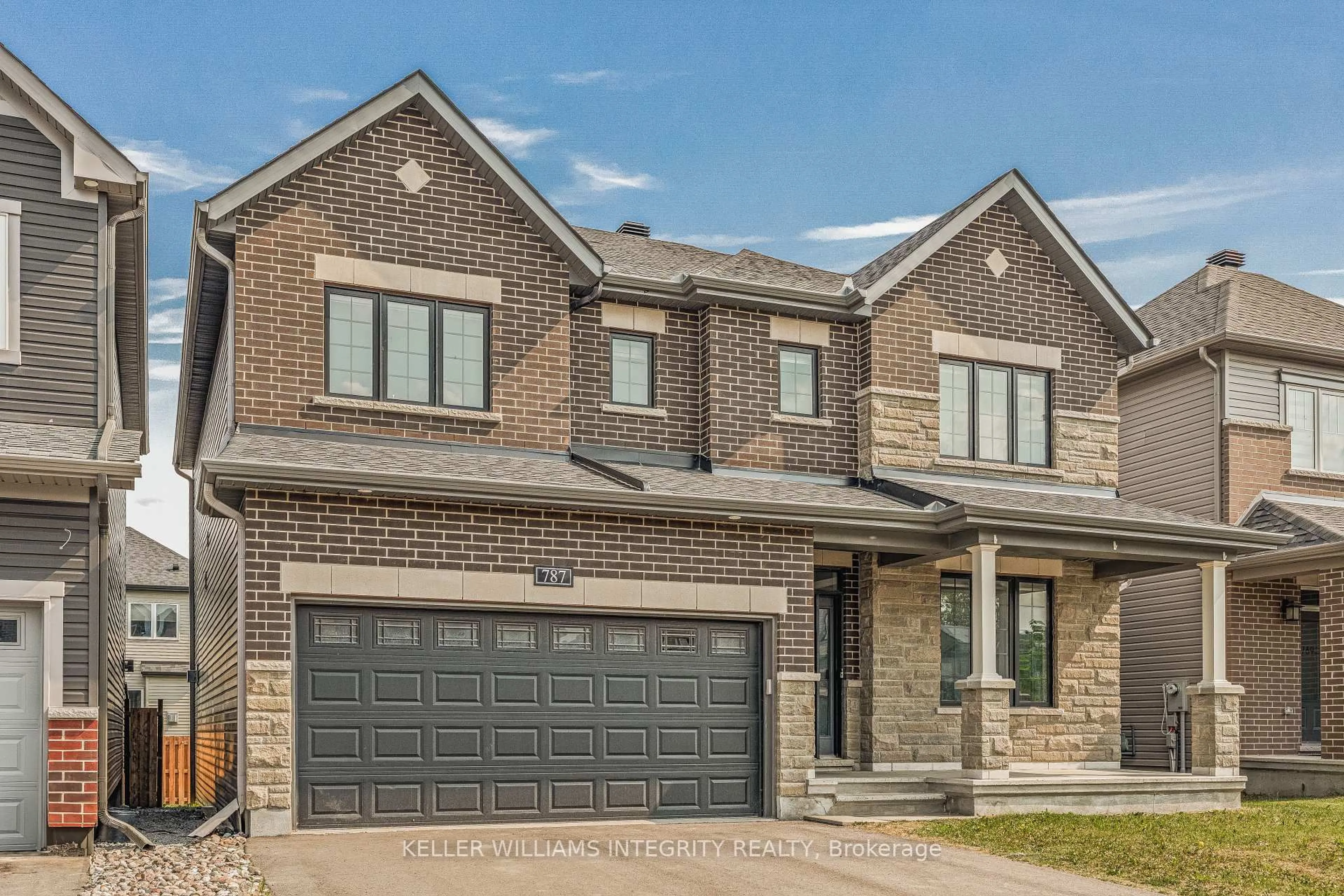 Home with brick exterior material, street for 787 Cappamore Dr, Ottawa Ontario K2J 6V6