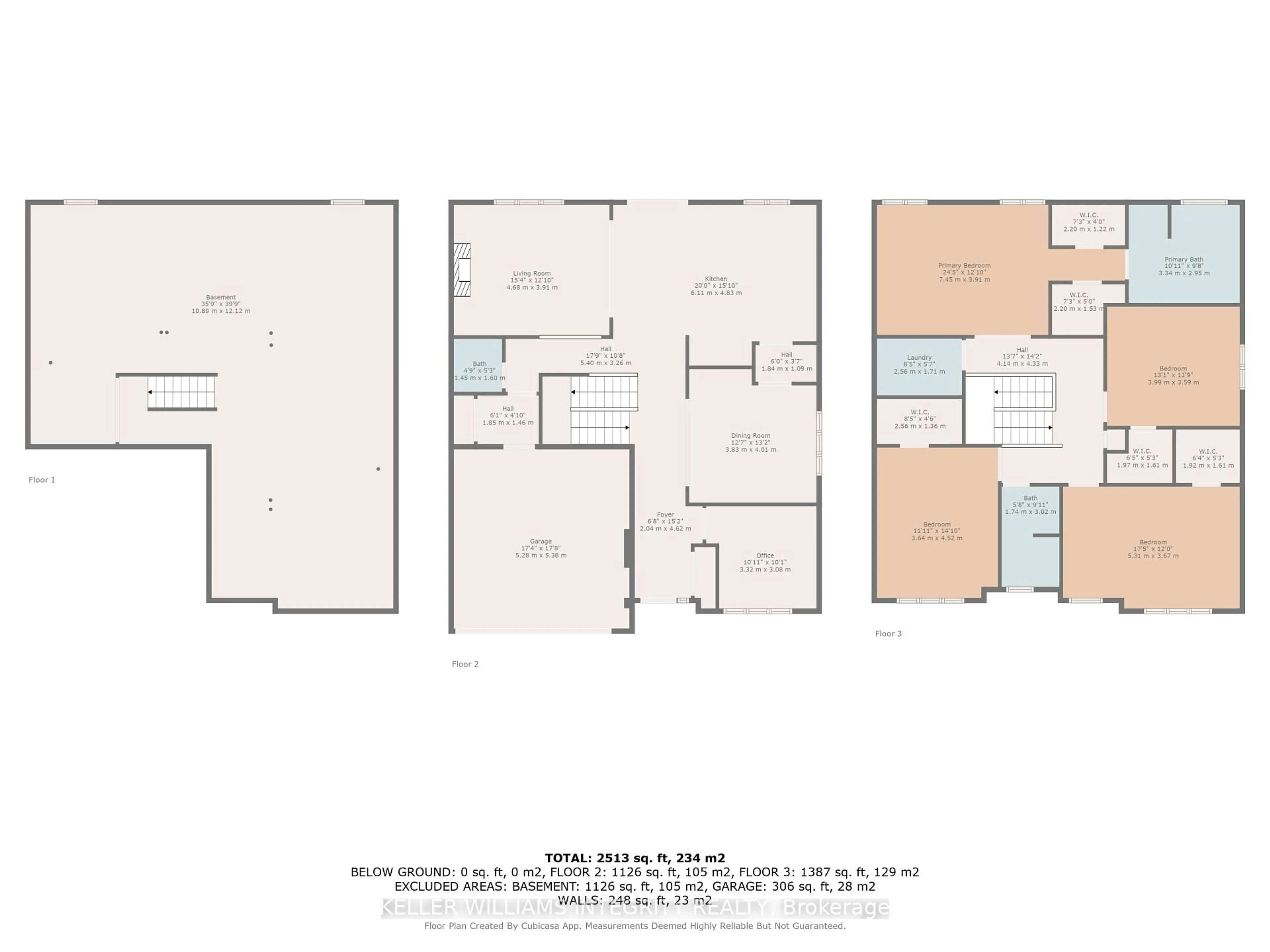 Floor plan for 787 Cappamore Dr, Ottawa Ontario K2J 6V6