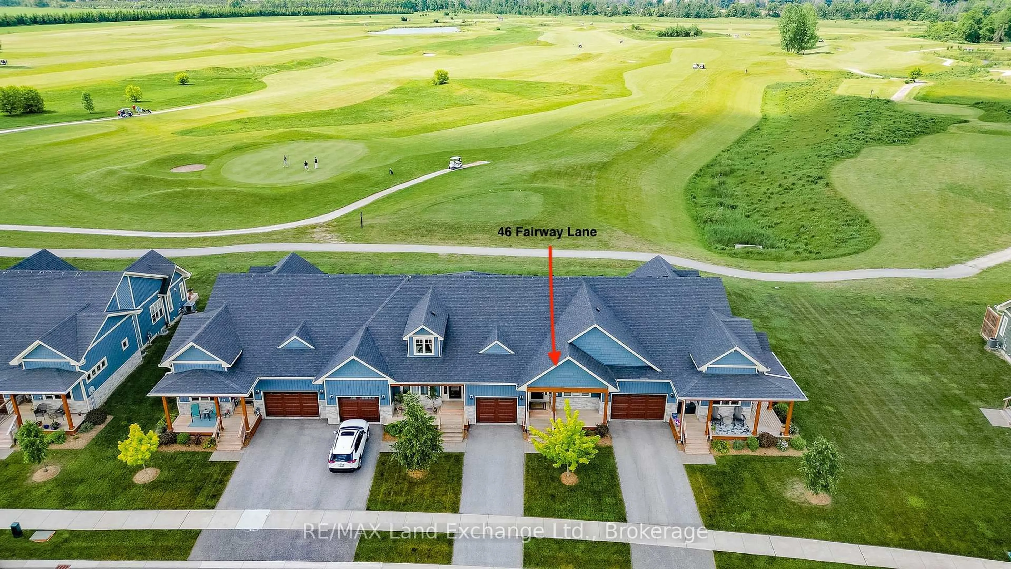 A pic from outside/outdoor area/front of a property/back of a property/a pic from drone, unknown for 46 Fairway Lane, Saugeen Shores Ontario N0H 2C3