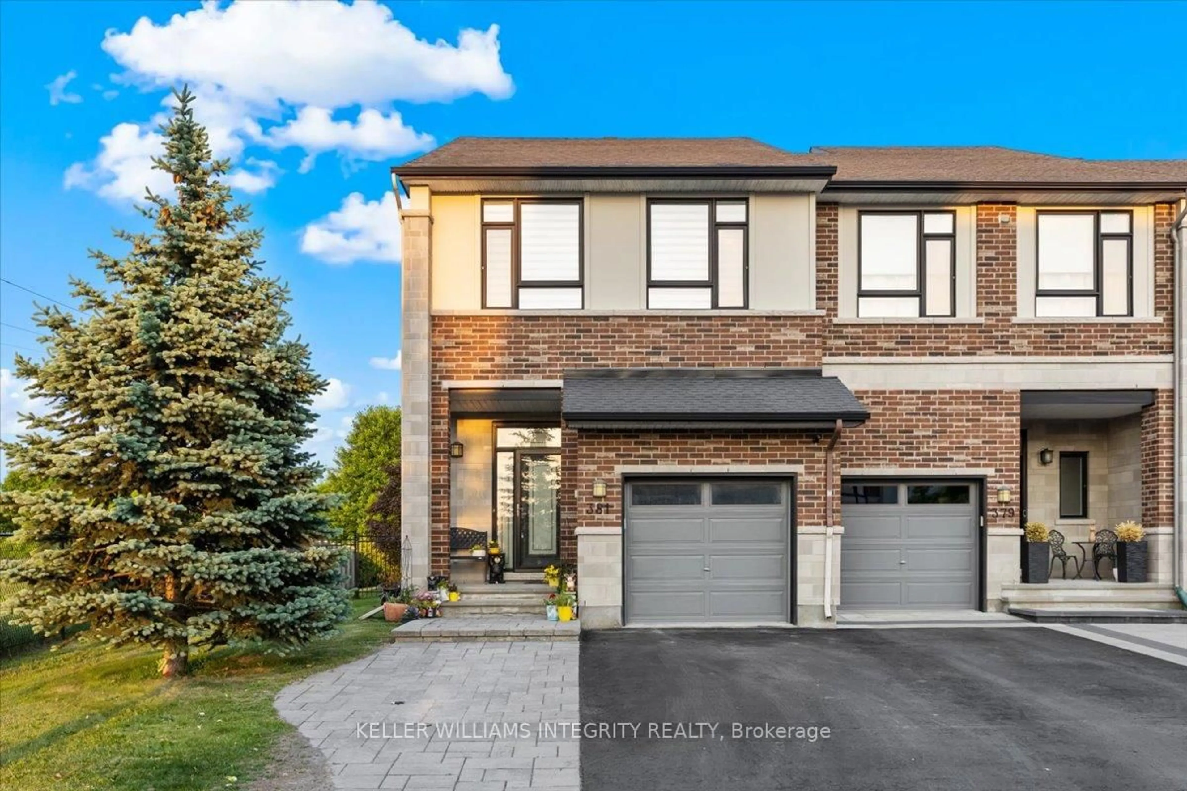 Home with brick exterior material, street for 381 Cooks Mill Cres, Ottawa Ontario K1V 2N2