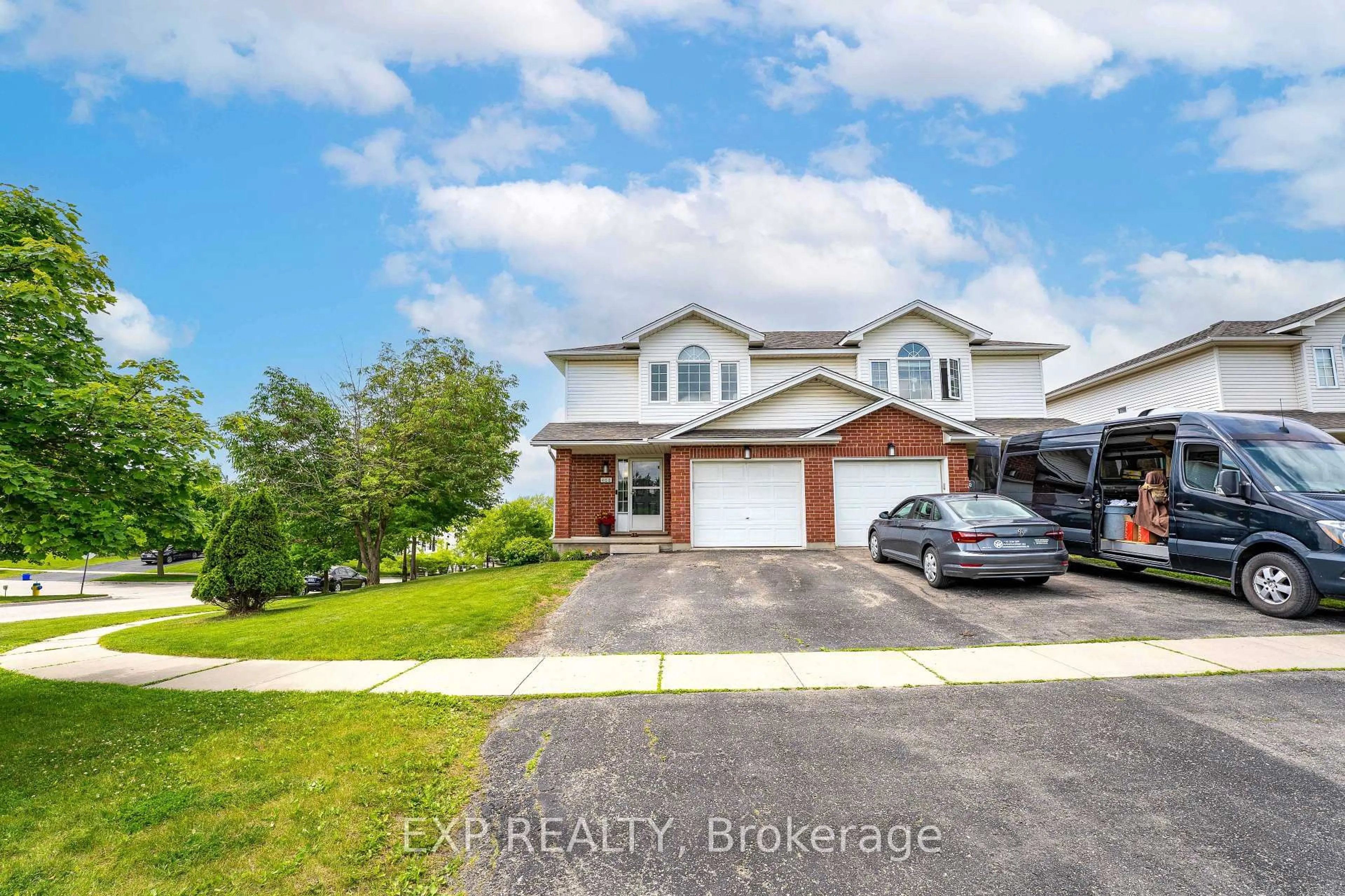 A pic from outside/outdoor area/front of a property/back of a property/a pic from drone, water/lake/river/ocean view for 468 Joseph St, Wilmot Ontario N3A 2H2
