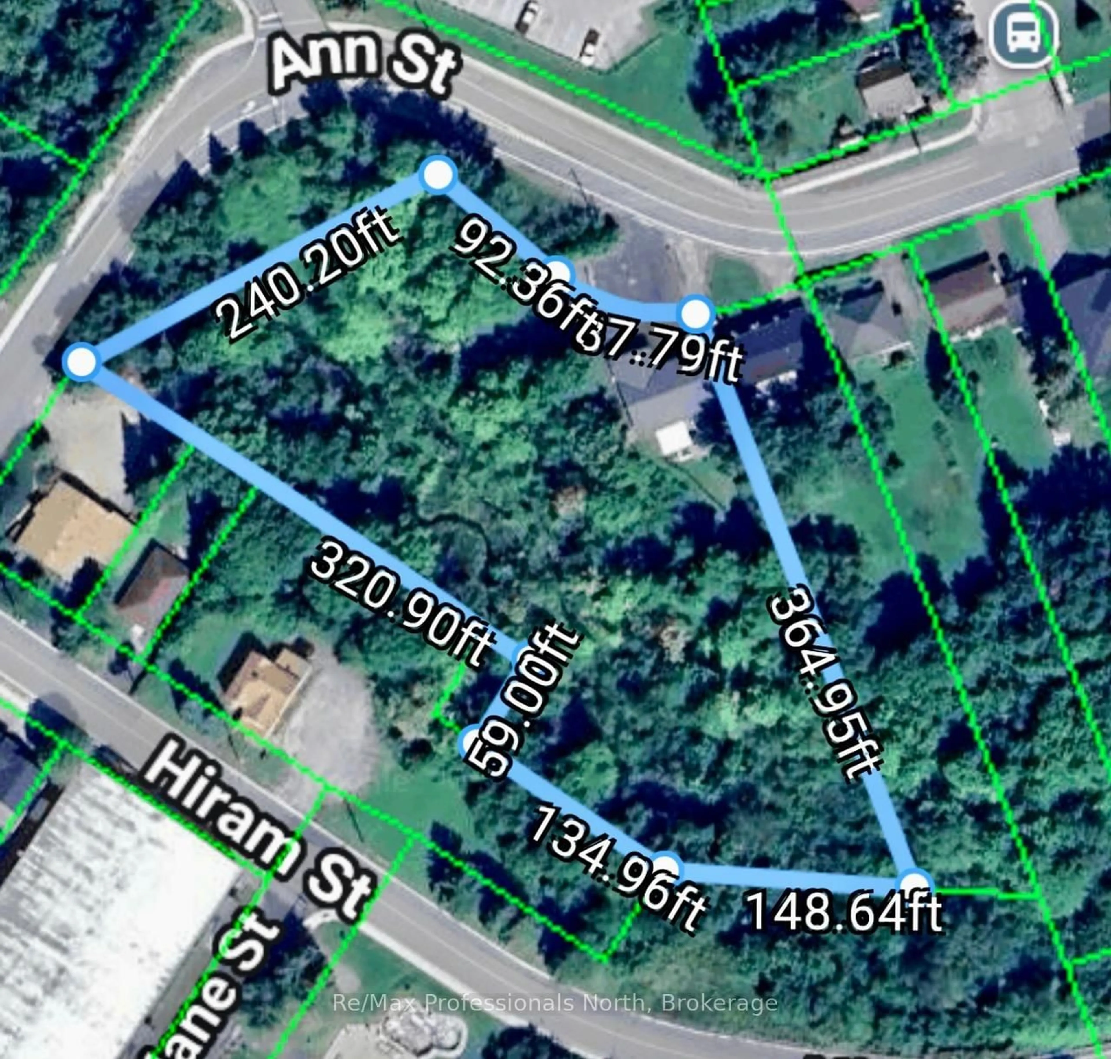Picture of a map for 90 Ann St, Bracebridge Ontario P1L 1M1