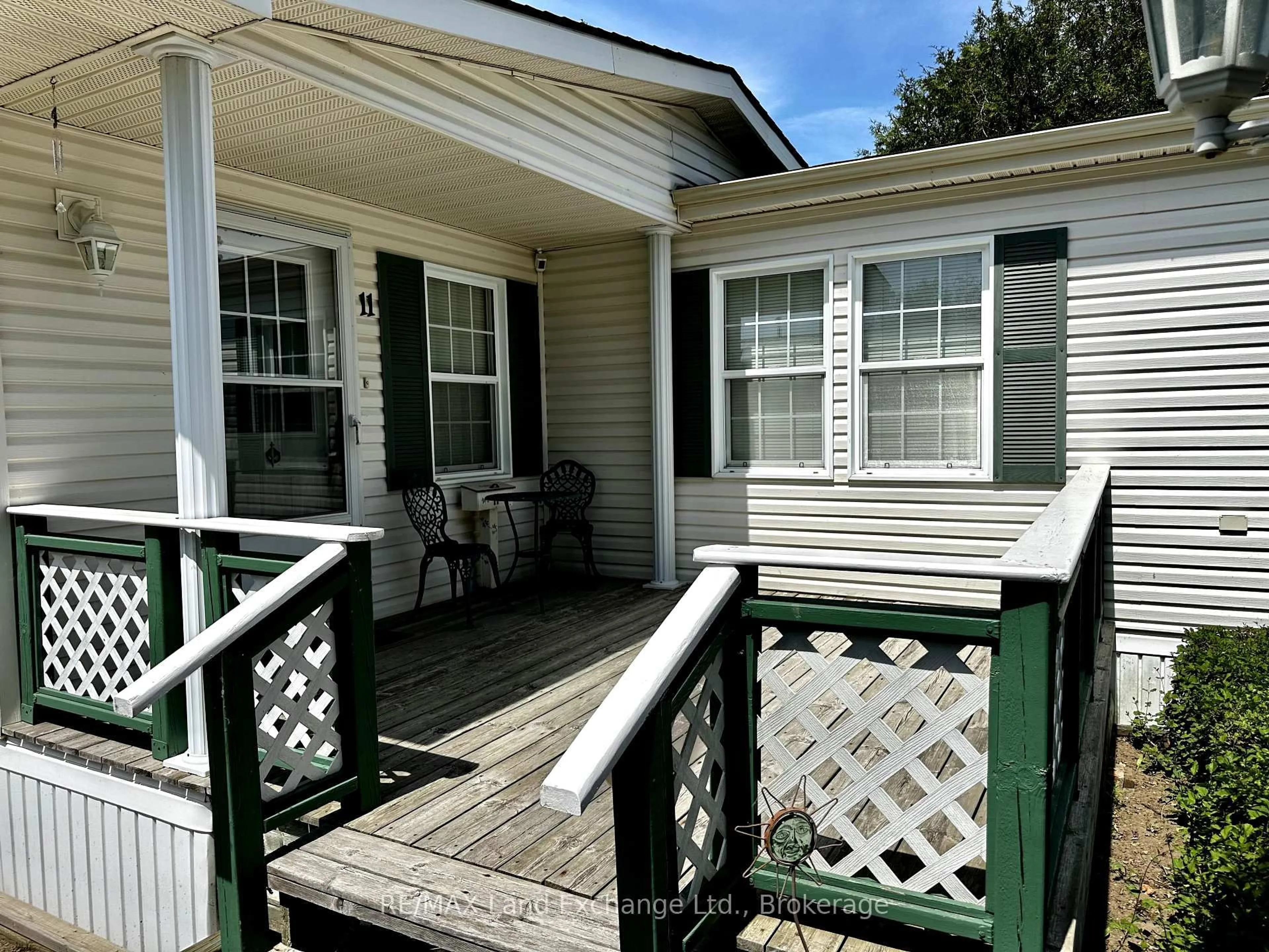Home with vinyl exterior material, street for 332 Concession 6 Rd #11, Saugeen Shores Ontario N0H 2C7
