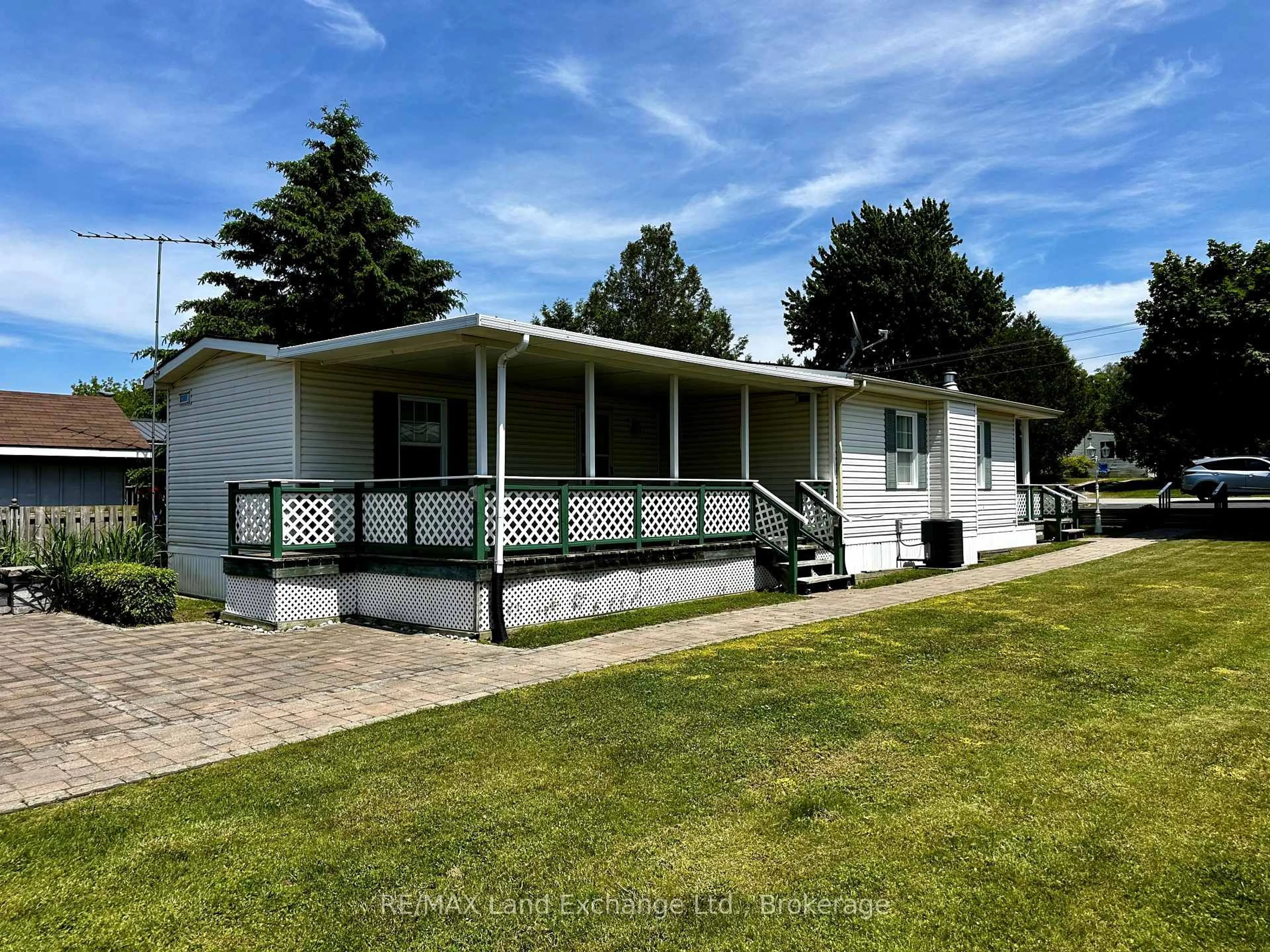 Home with vinyl exterior material, street for 332 Concession 6 Rd #11, Saugeen Shores Ontario N0H 2C7