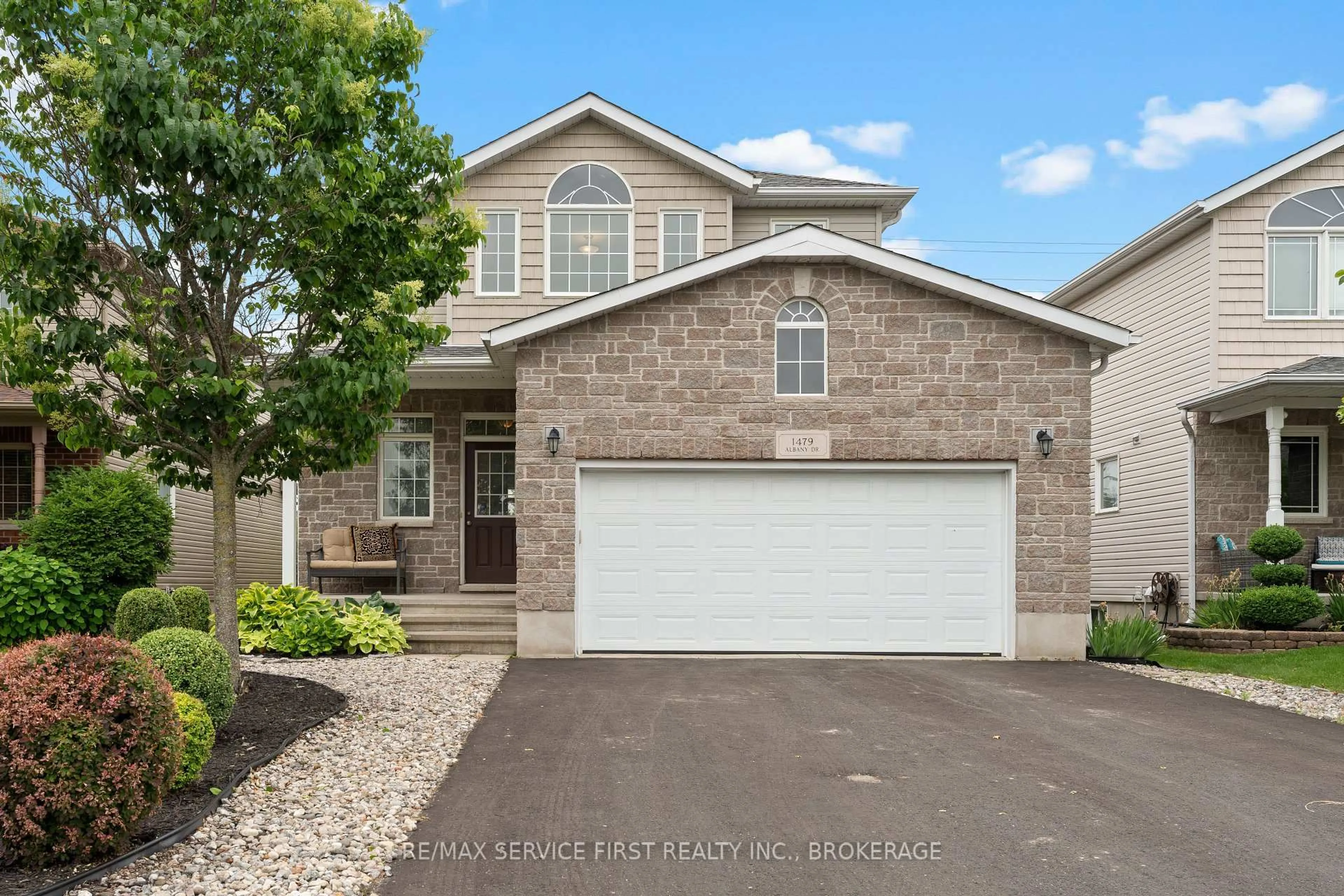 Home with brick exterior material, street for 1479 Albany Dr, Kingston Ontario K7P 0B8