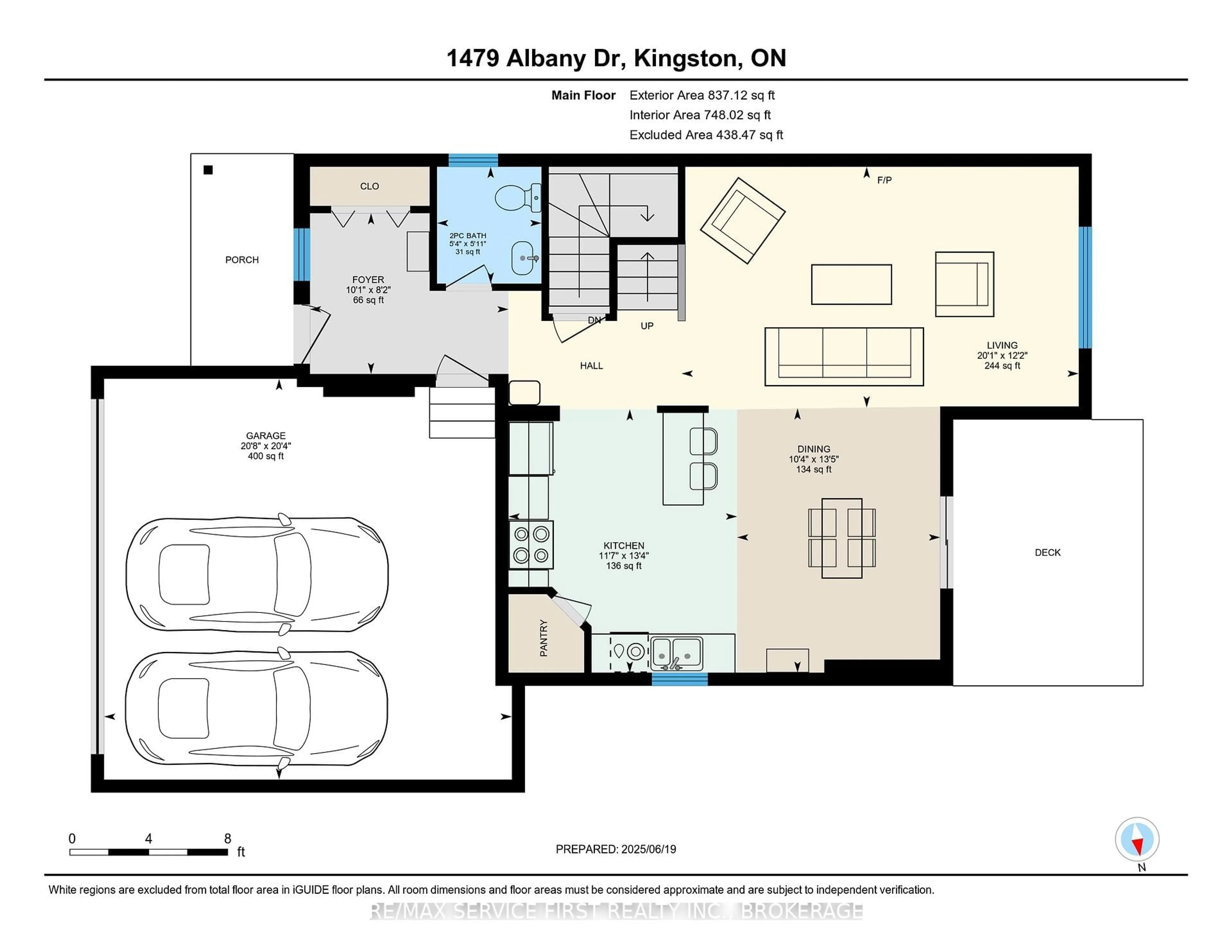 Floor plan for 1479 Albany Dr, Kingston Ontario K7P 0B8