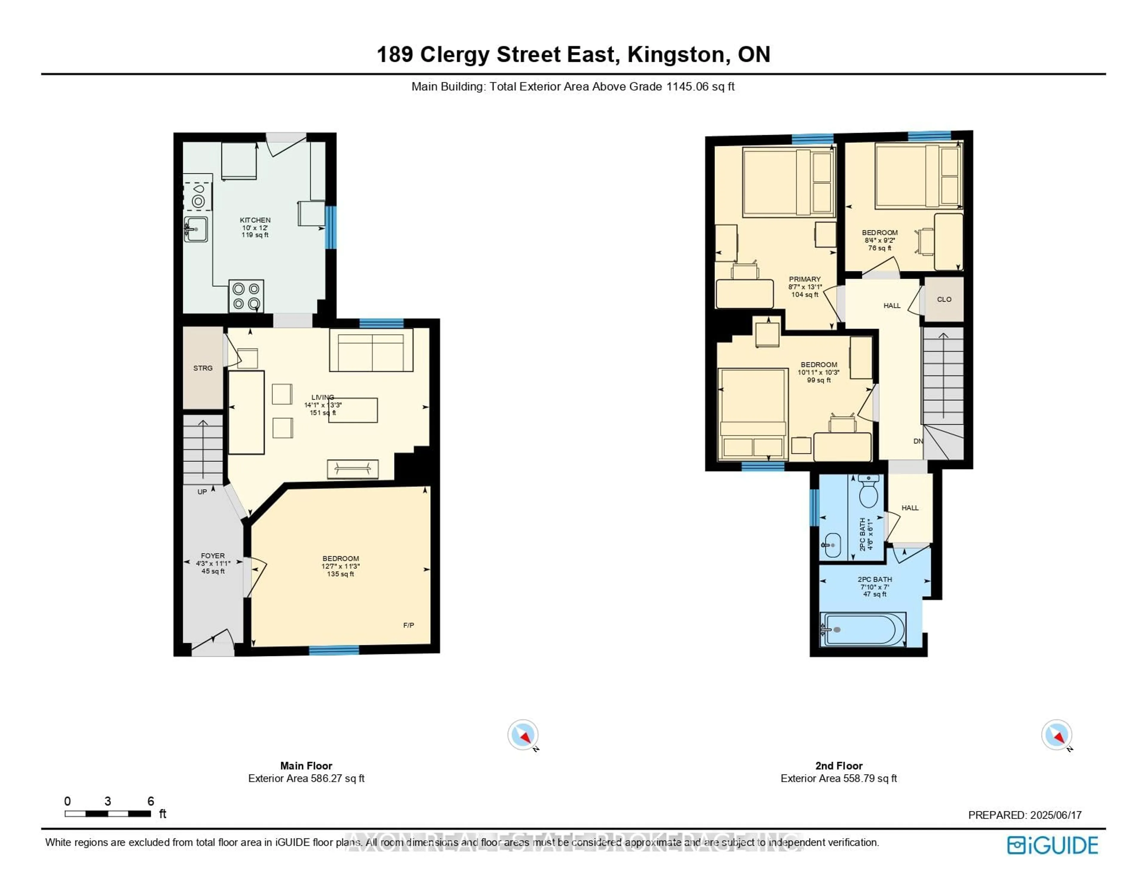 Floor plan for 189 Clergy St, Kingston Ontario K7K 3S6