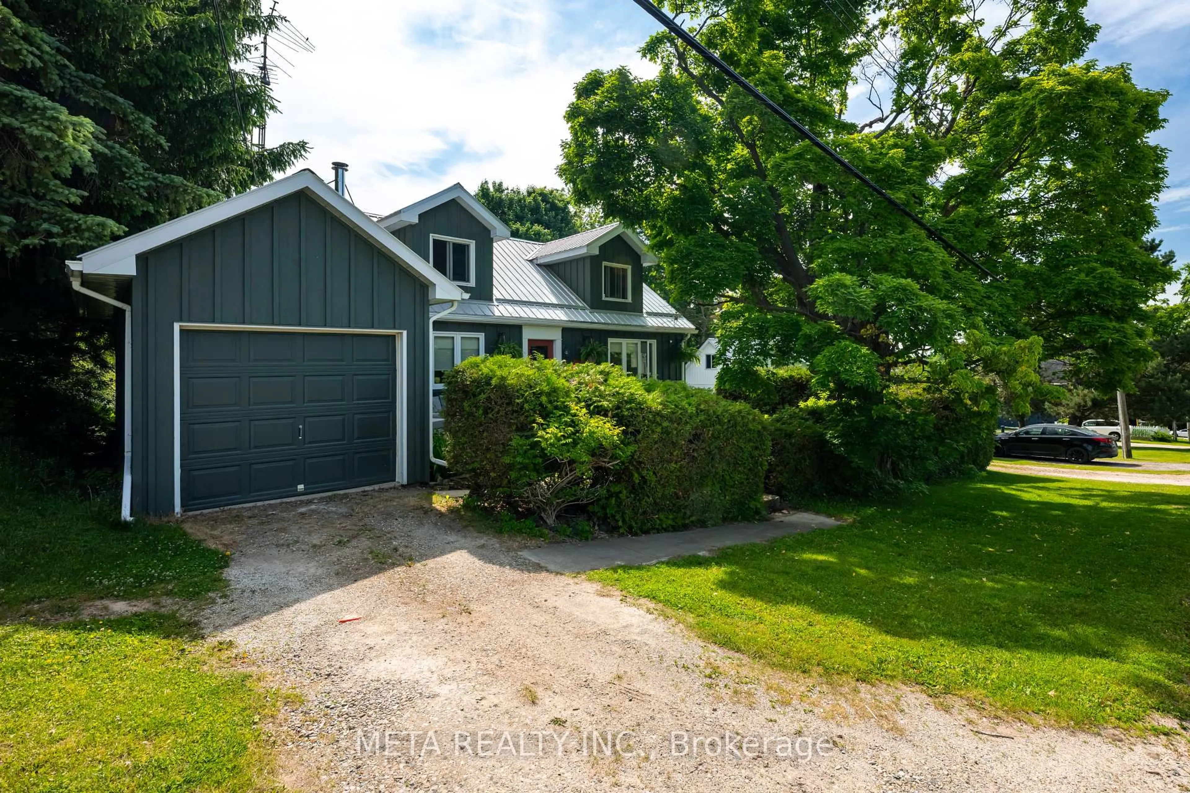 A pic from outside/outdoor area/front of a property/back of a property/a pic from drone, street for 237 Main St, Melancthon Ontario L9V 1X7