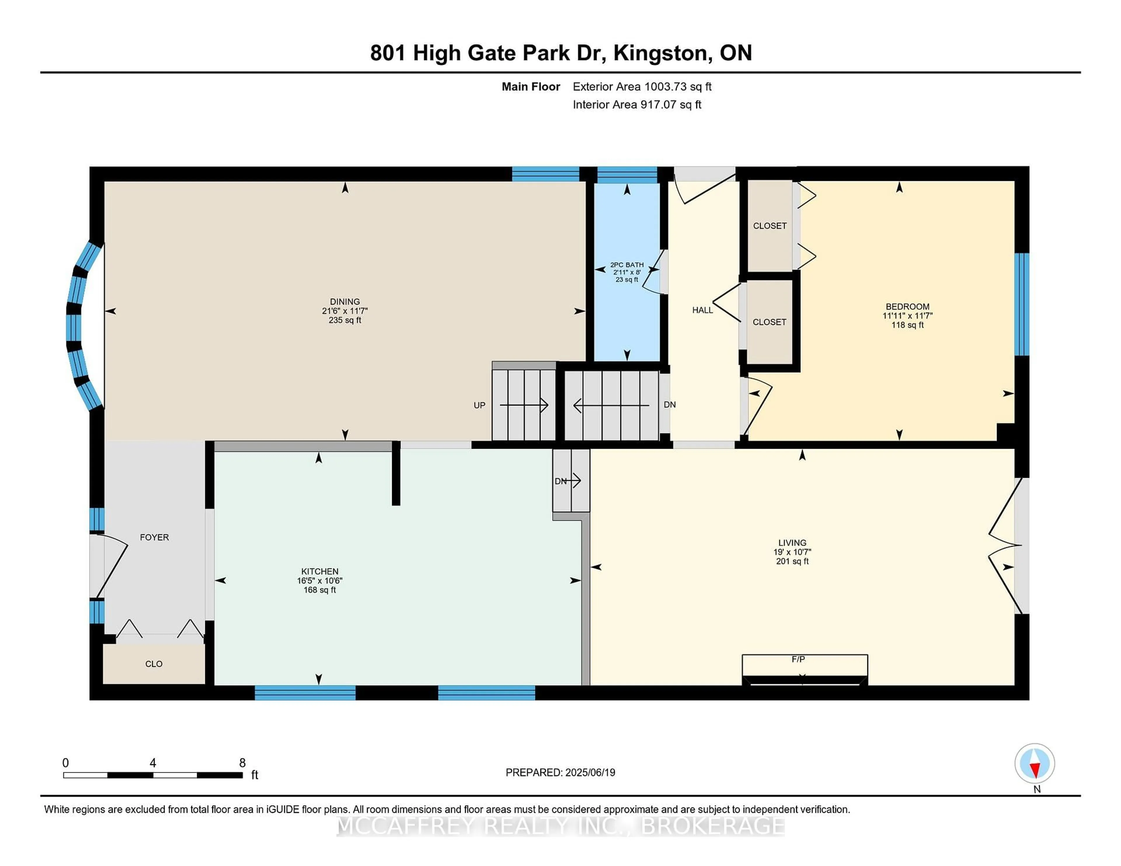Floor plan for 801 High Gate Park Dr, Kingston Ontario K7M 5Z5