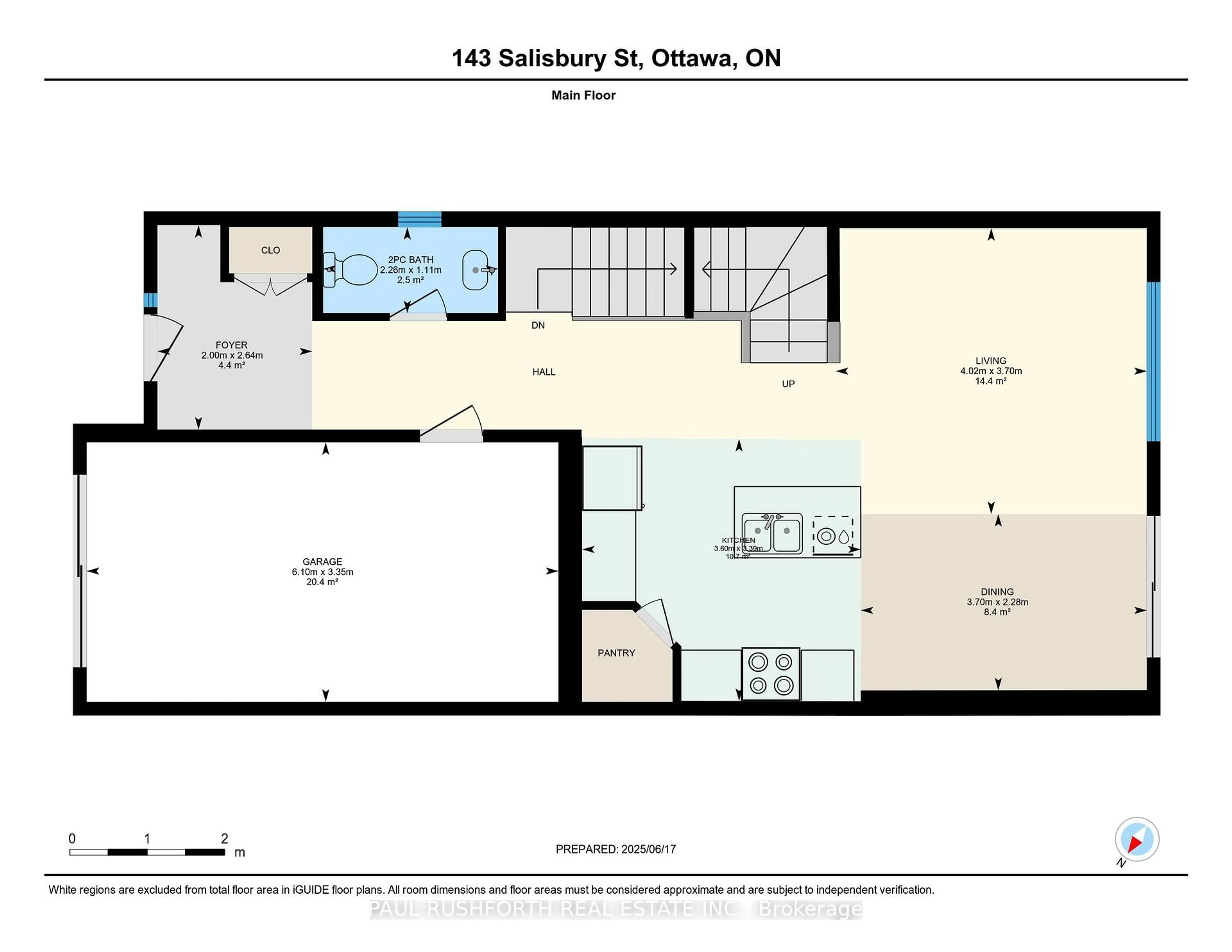 Floor plan for 143 Salisbury St, Carp Ontario K0A 1L0