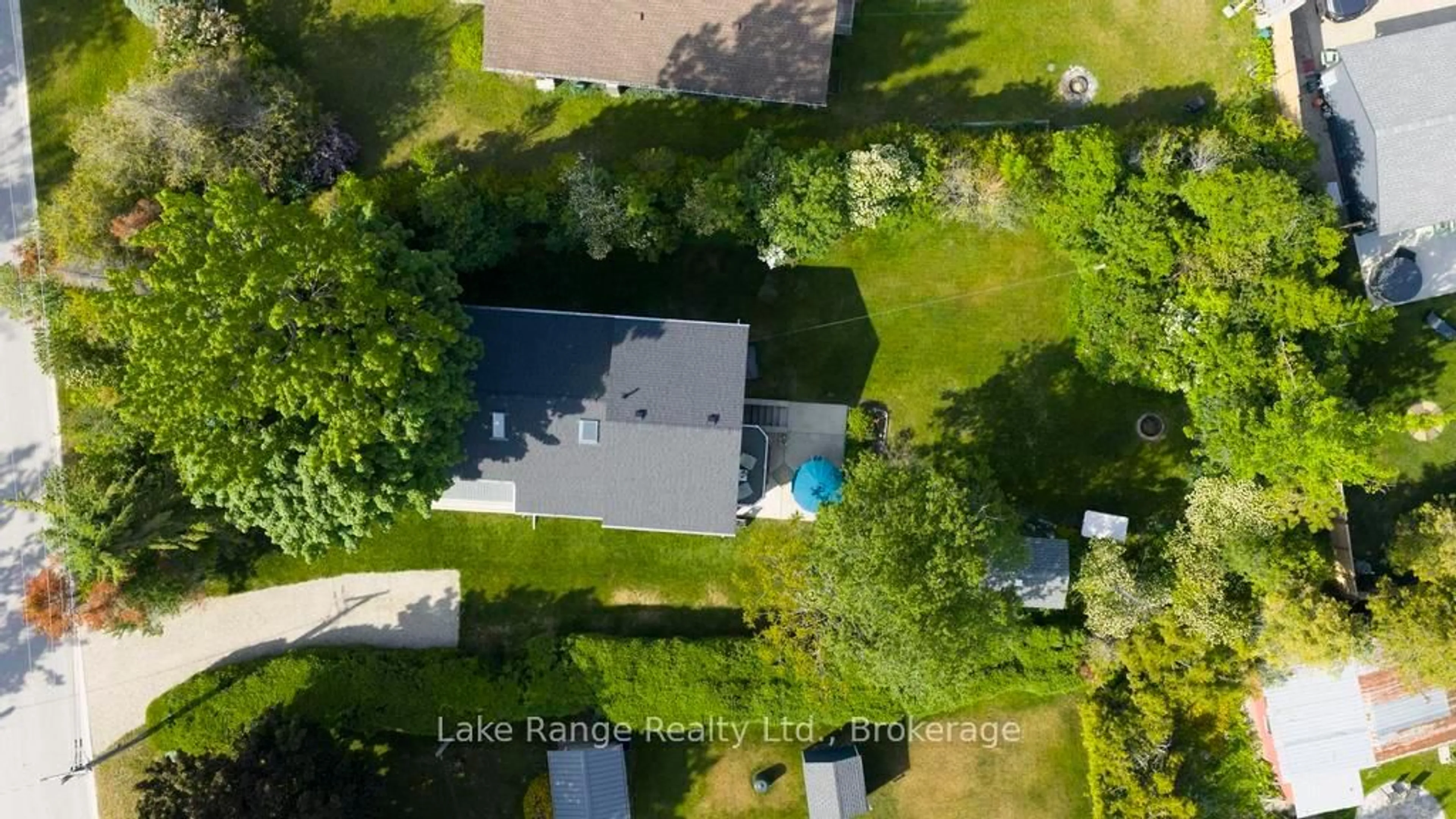 A pic from outside/outdoor area/front of a property/back of a property/a pic from drone, water/lake/river/ocean view for 269 Huron Rd, Huron-Kinloss Ontario N2Z 2X3