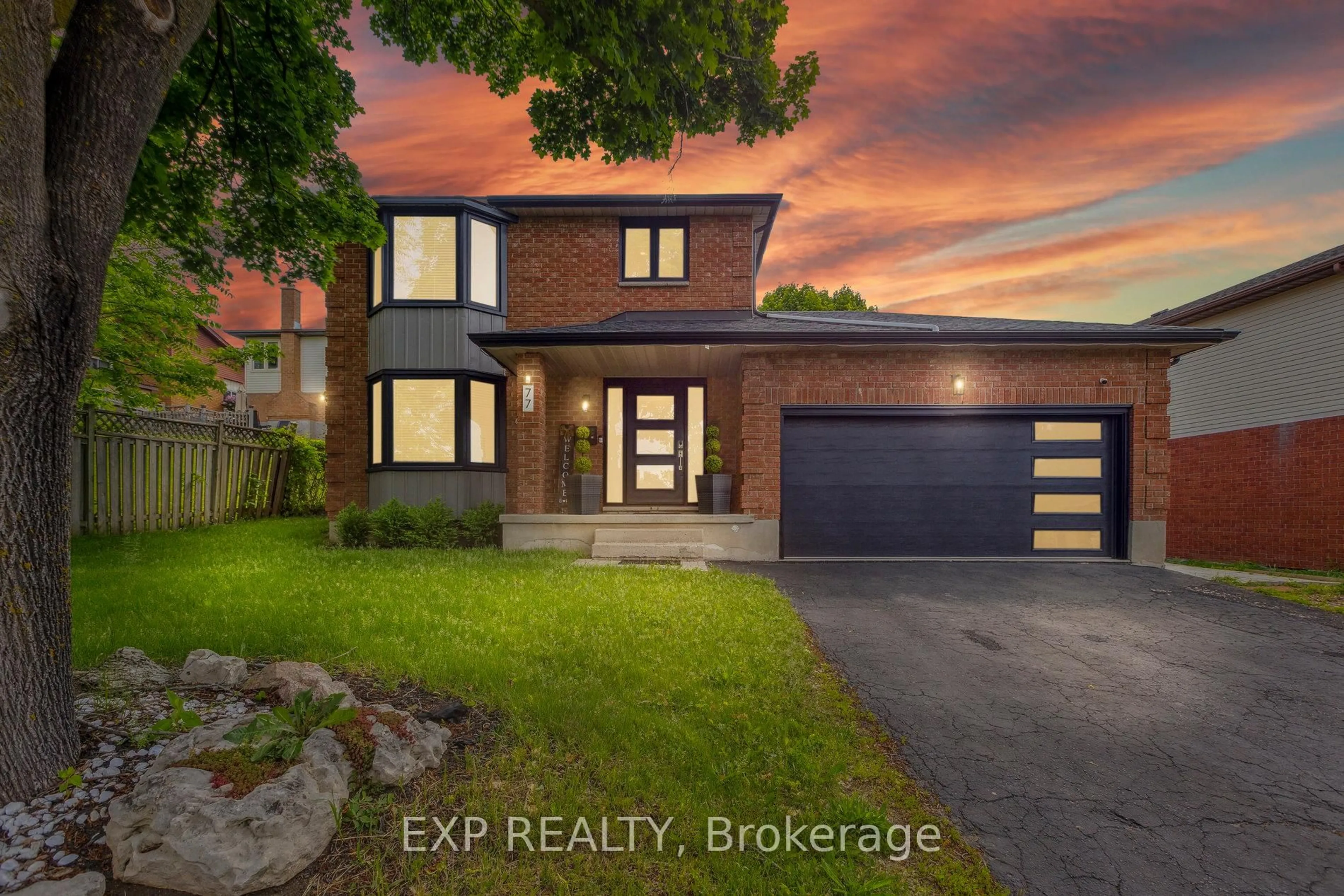 Home with brick exterior material, street for 77 Imperial Rd, Guelph Ontario N1H 8A1