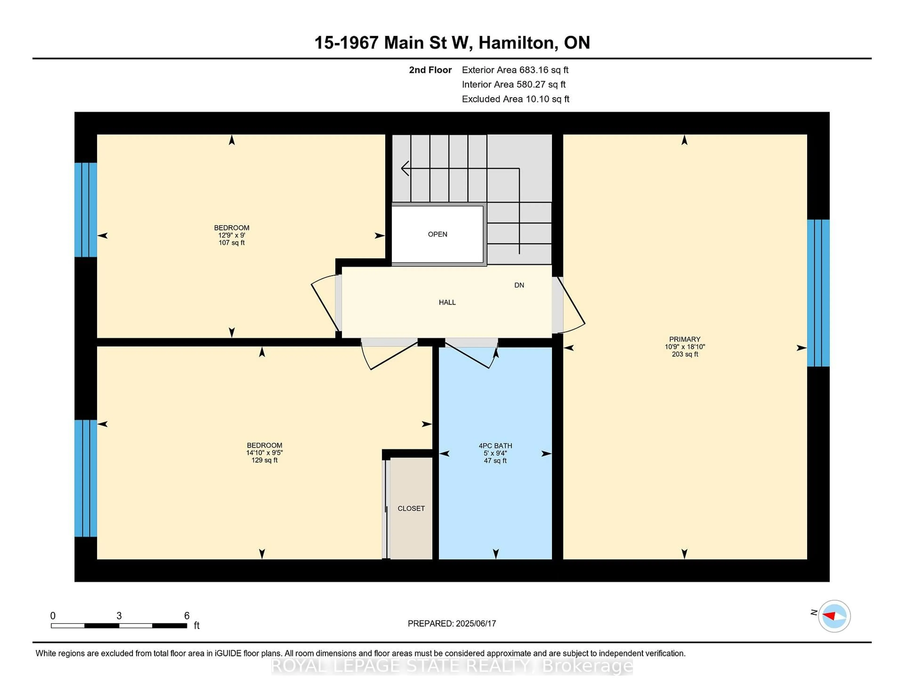 Floor plan for 1967 Main St #15, Hamilton Ontario L8S 4P4