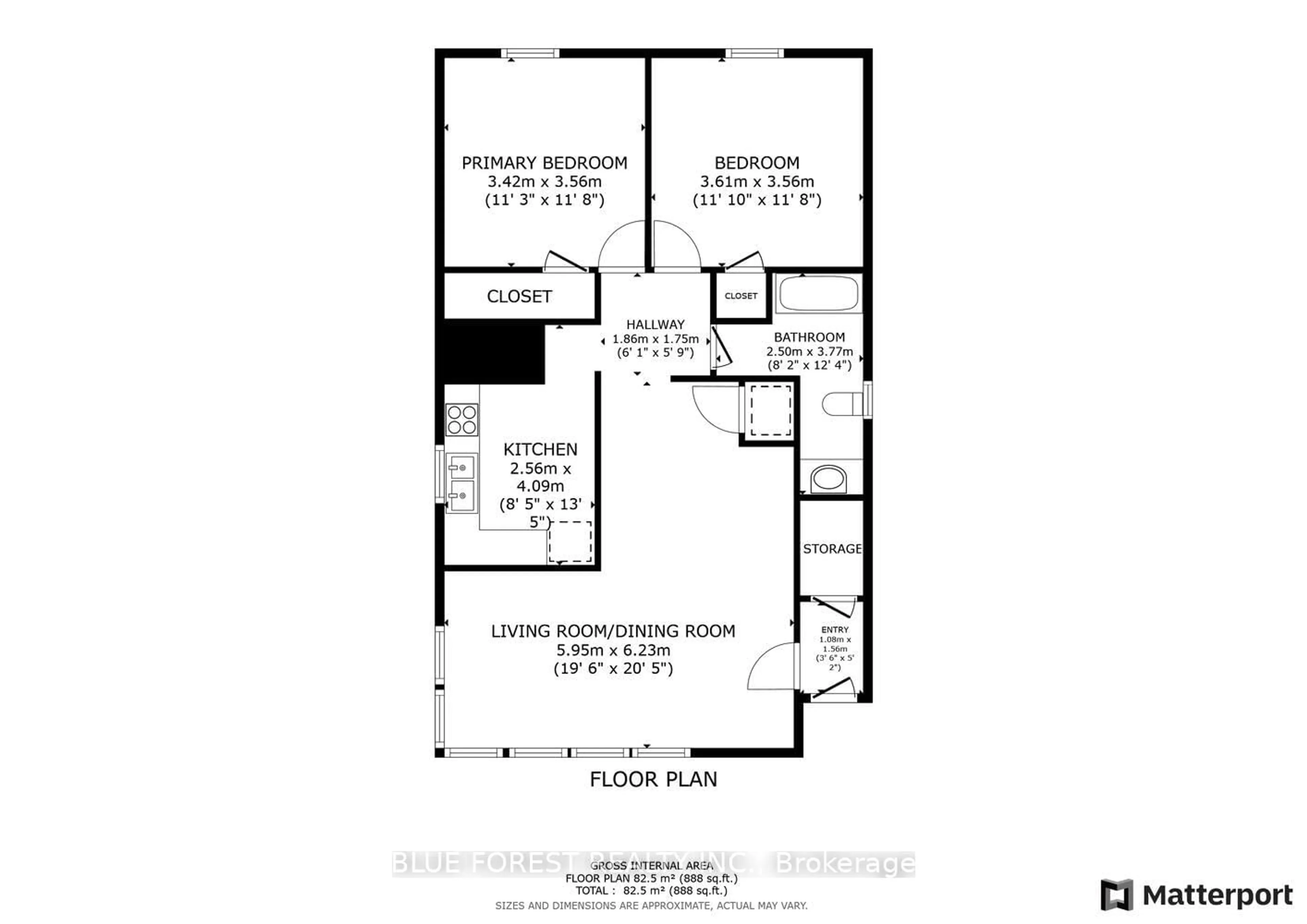 Floor plan for 115 BRISCOE St, London South Ontario N6J 1M7