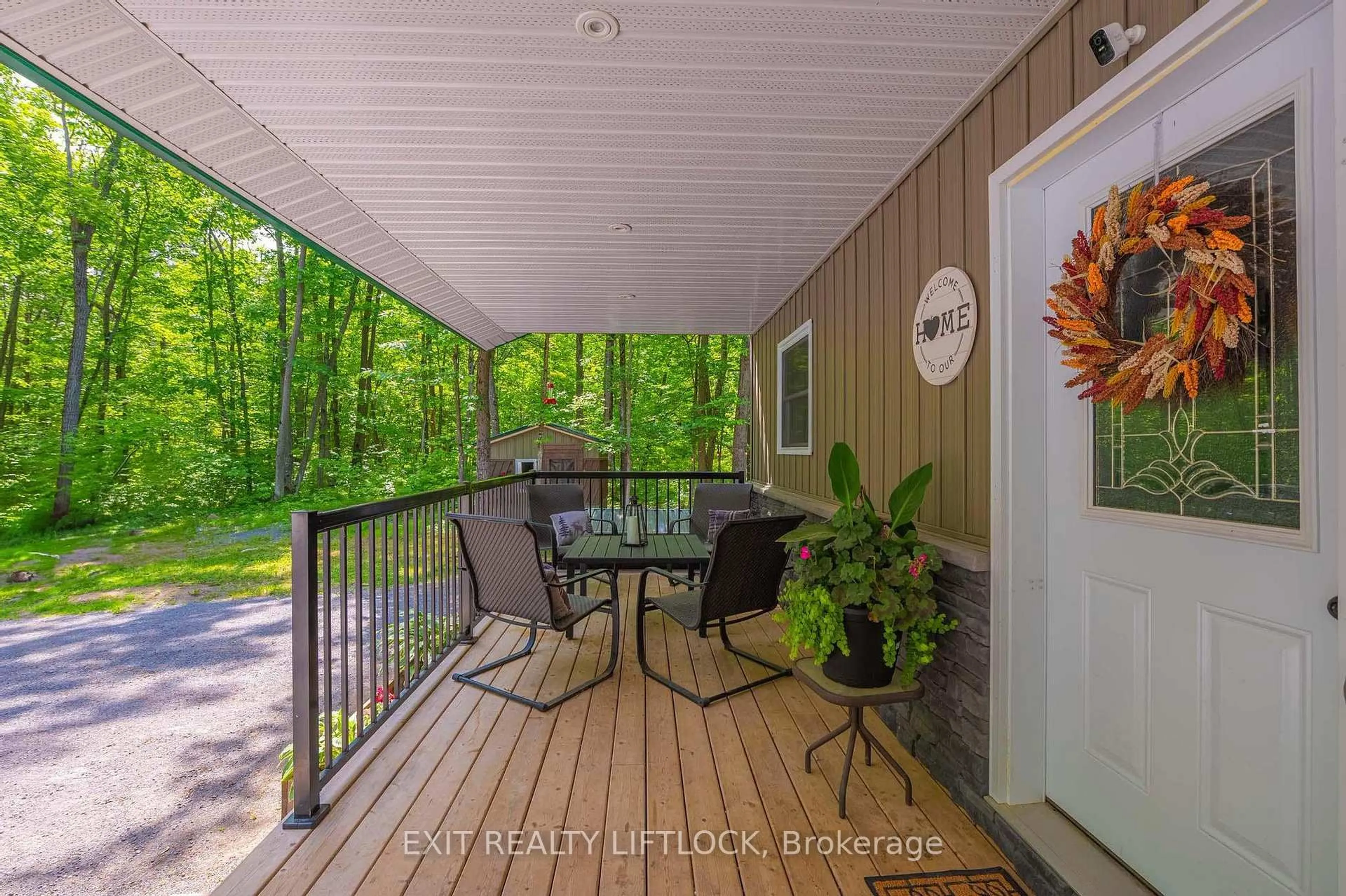 Patio, forest/trees view for 464 Belmont 7th Line, Havelock-Belmont-Methuen Ontario K0L 1Z0