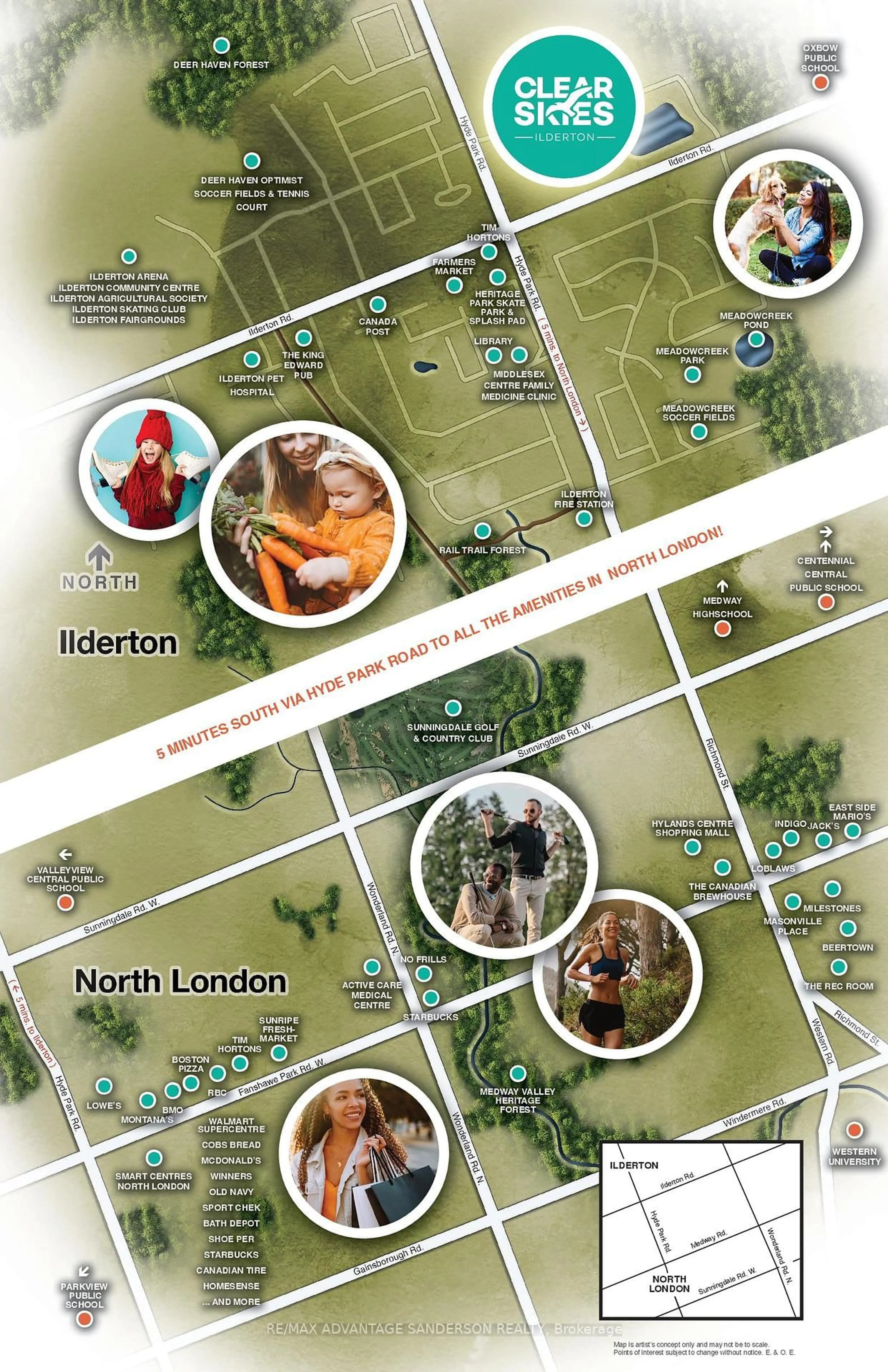 Picture of a map for 191 Bowman Dr, Middlesex Centre Ontario N0M 2A0