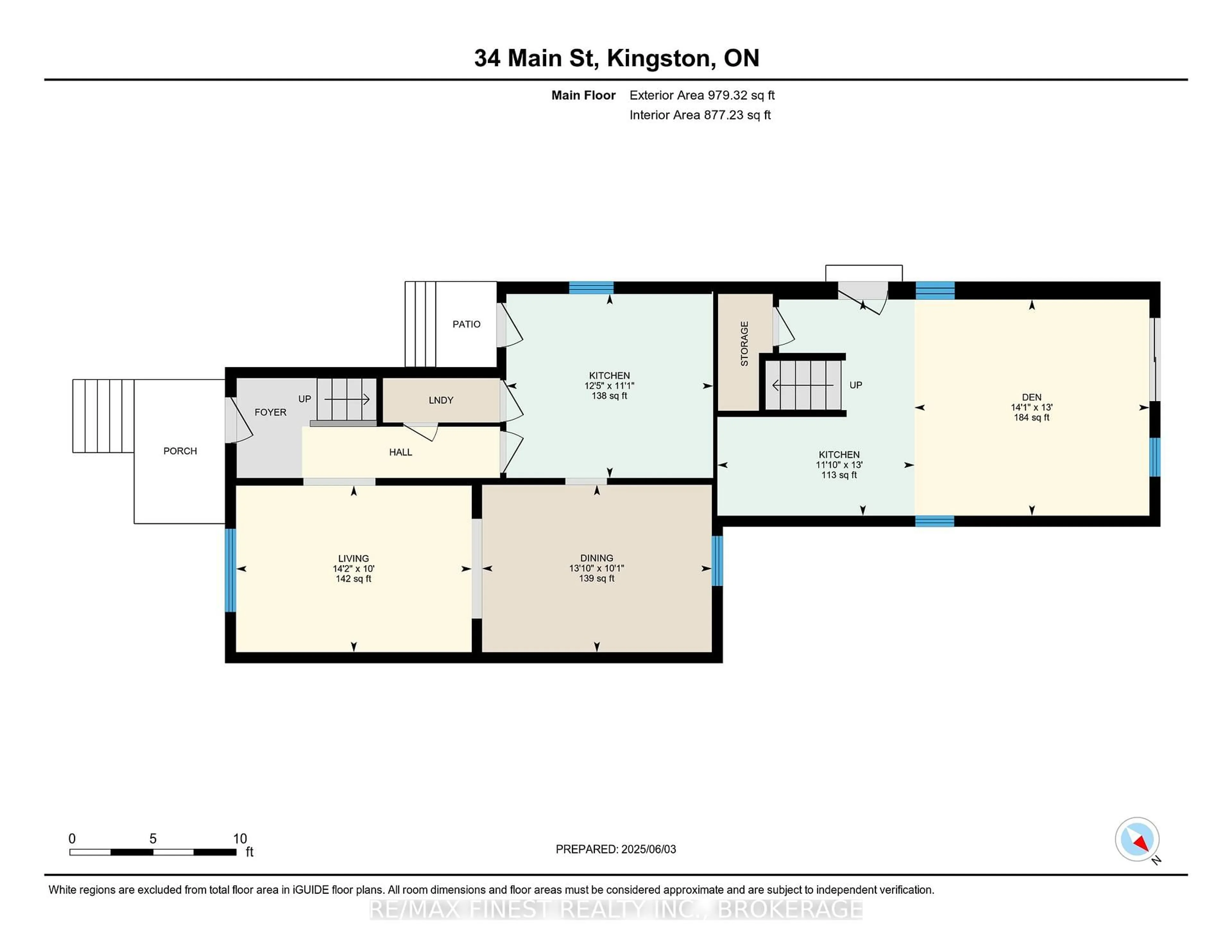 Floor plan for 34 Main St, Kingston Ontario K7K 3Y4