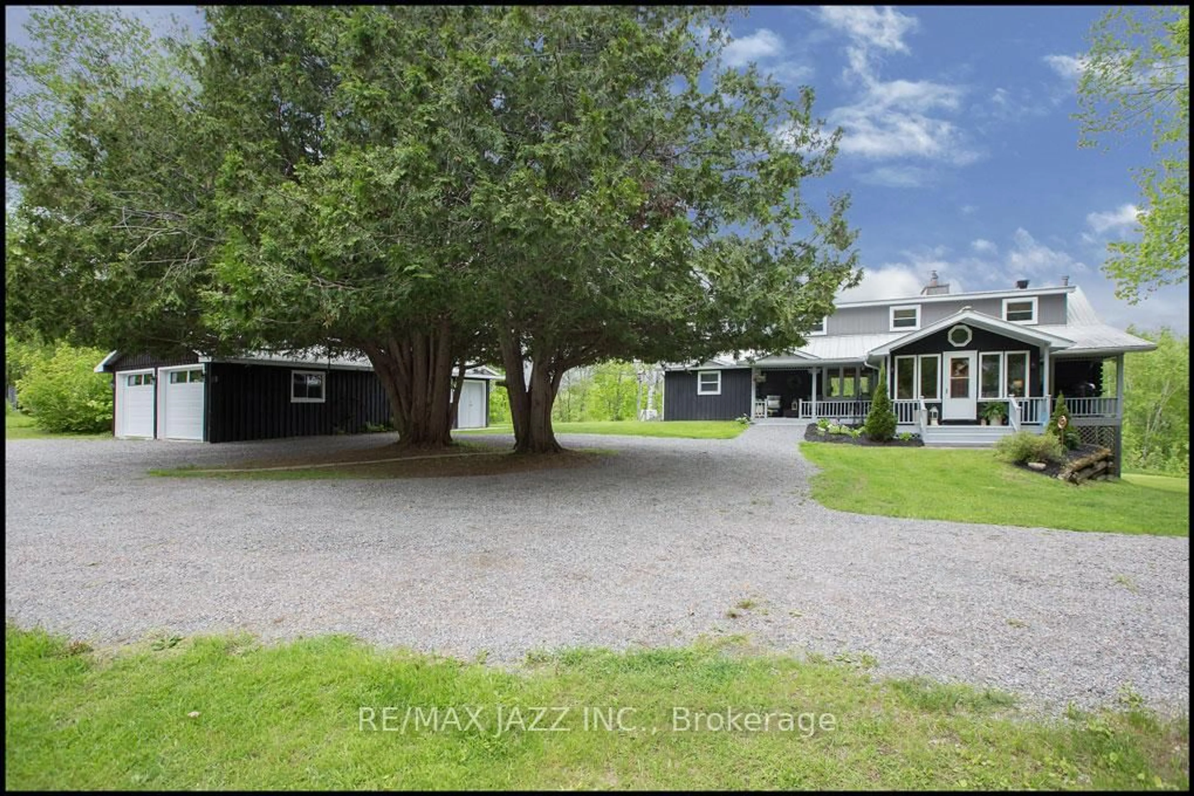 A pic from outside/outdoor area/front of a property/back of a property/a pic from drone, street for 1452 South Baptiste Lake Rd, Bancroft Ontario K0L 1C0