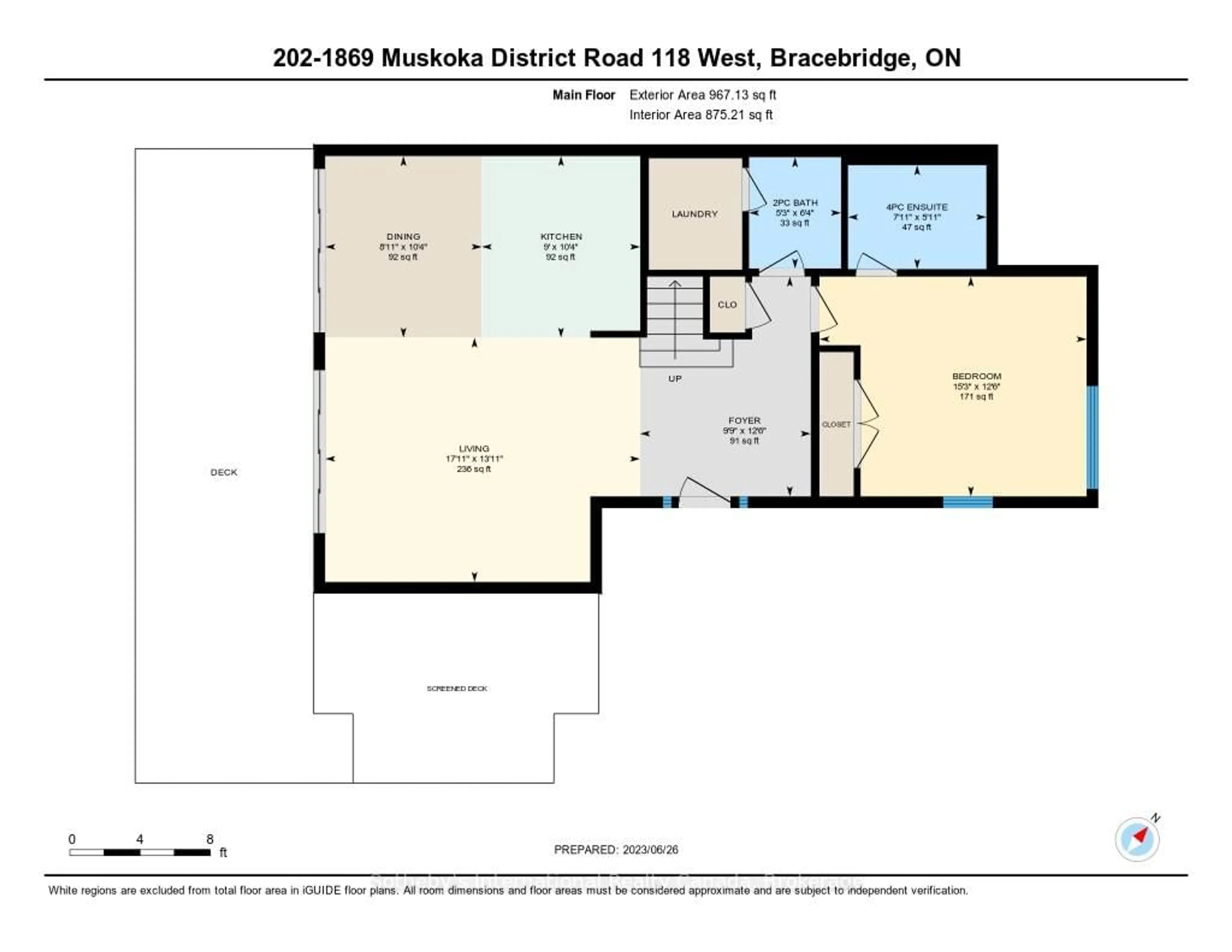 Floor plan for 1869 MUSKOKA ROAD 118 #T202 (B2), Muskoka Lakes Ontario P1L 1W8