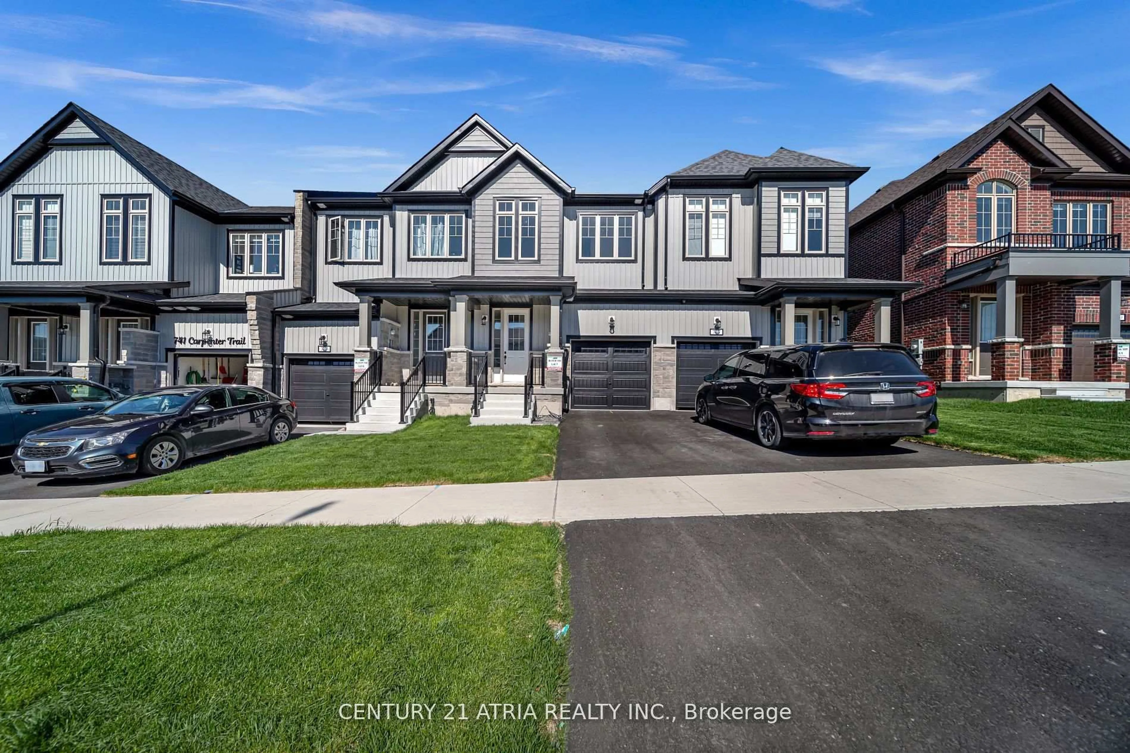 A pic from outside/outdoor area/front of a property/back of a property/a pic from drone, street for 745 Carpenter Tr, Peterborough North Ontario K9K 0J3