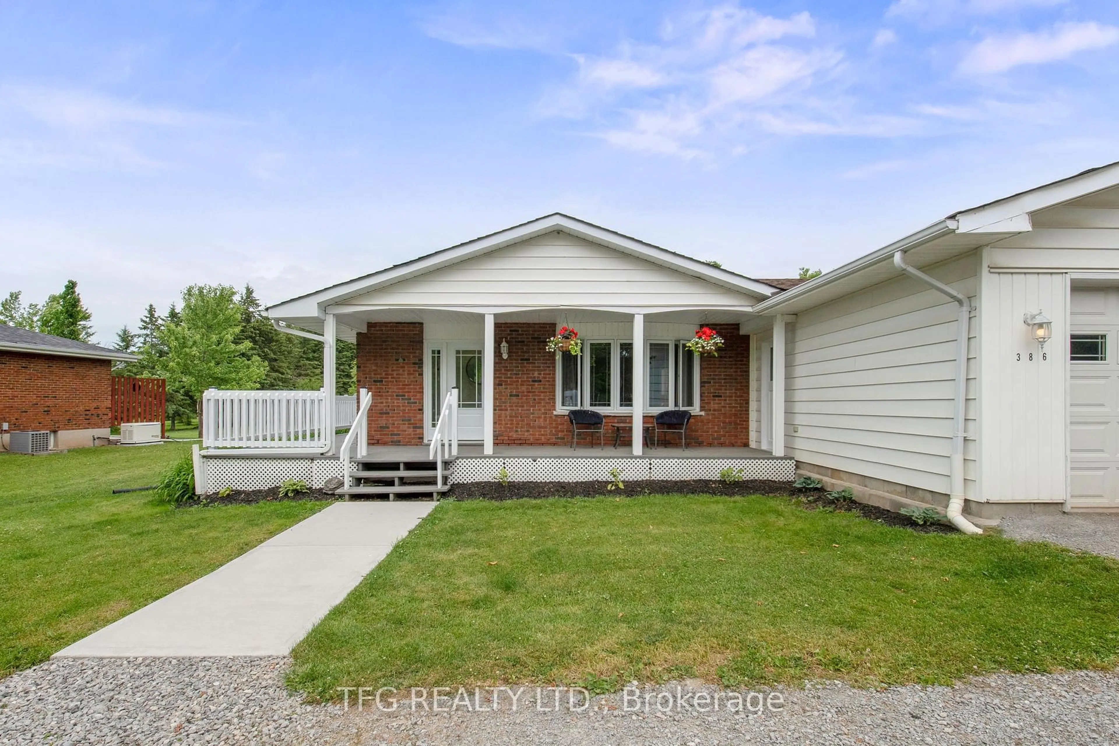 Home with vinyl exterior material, street for 386 Mount Nebo Rd, Kawartha Lakes Ontario K0L 2W0