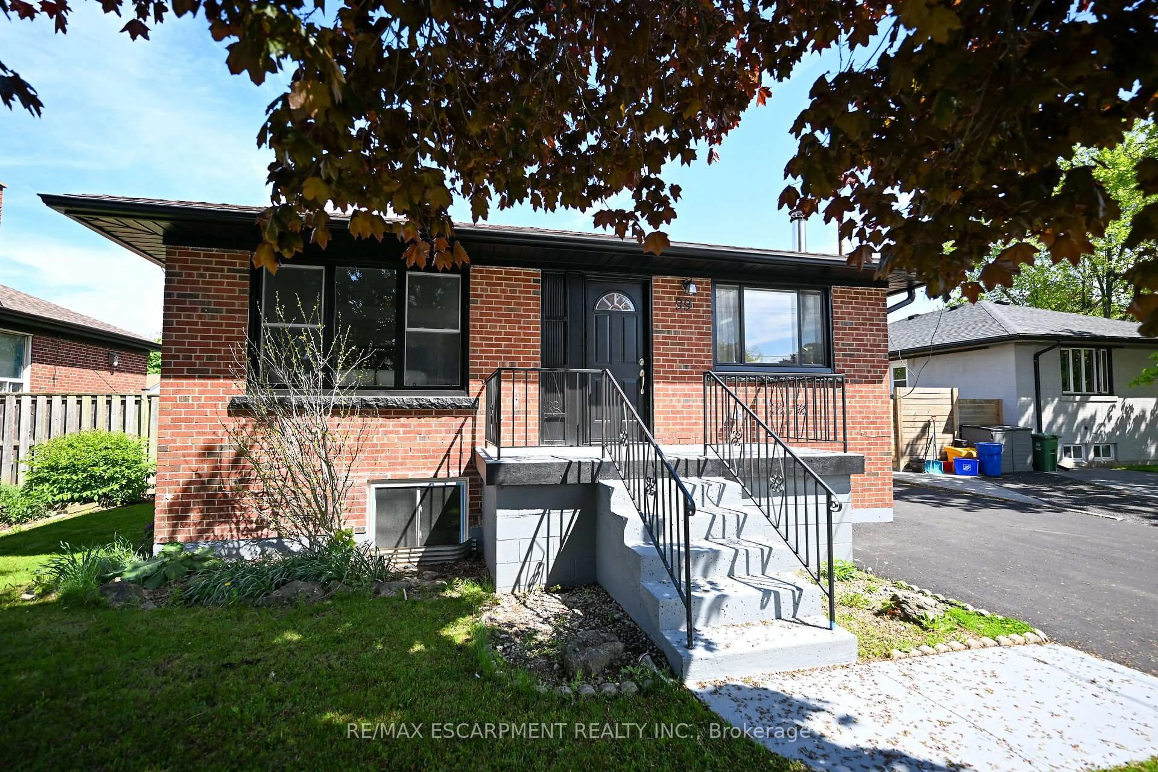 Home with brick exterior material, street for 99 Wise Cres, Hamilton Ontario L8T 2L7