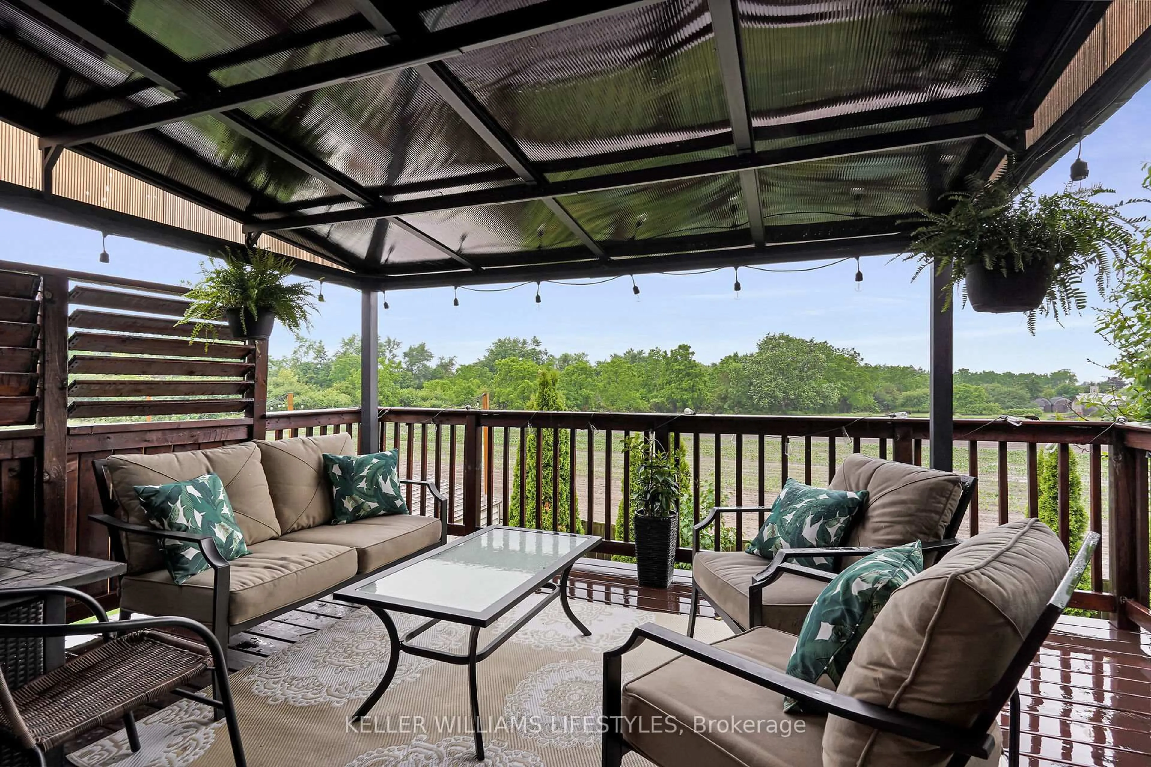 Patio, water/lake/river/ocean view for 1838 Cherrywood Tr, London North Ontario N6H 0E2