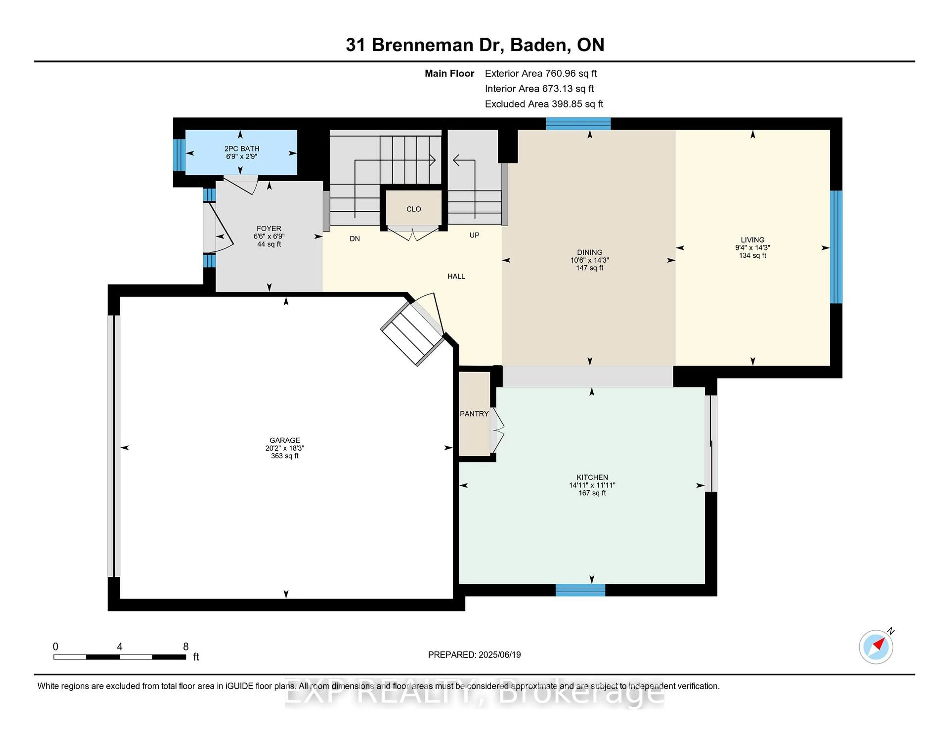 Floor plan for 31 Brenneman Dr, Wilmot Ontario N3A 4M9