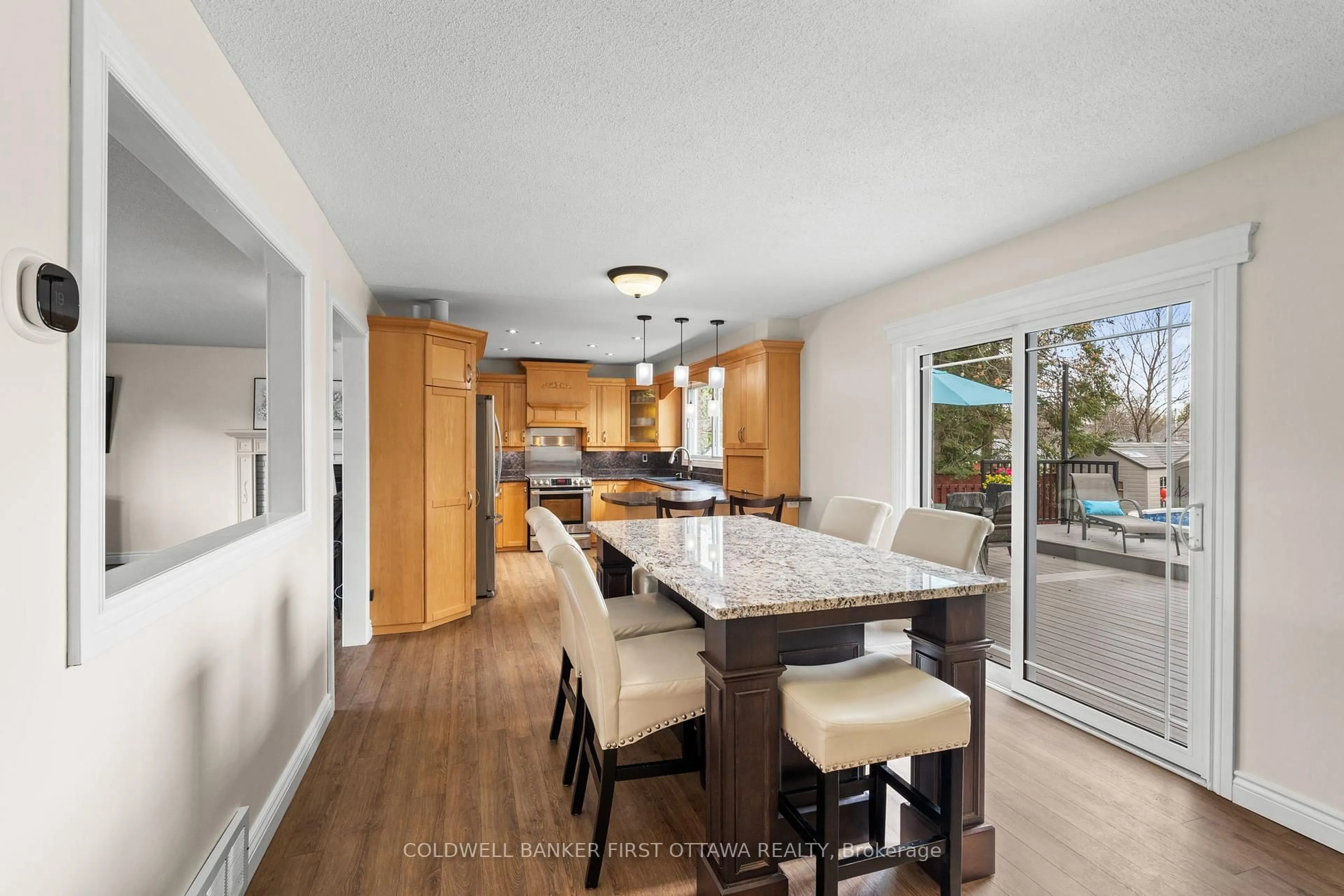Open concept kitchen, ceramic/tile floor for 25 Pretty St, Ottawa Ontario K2S 1N3