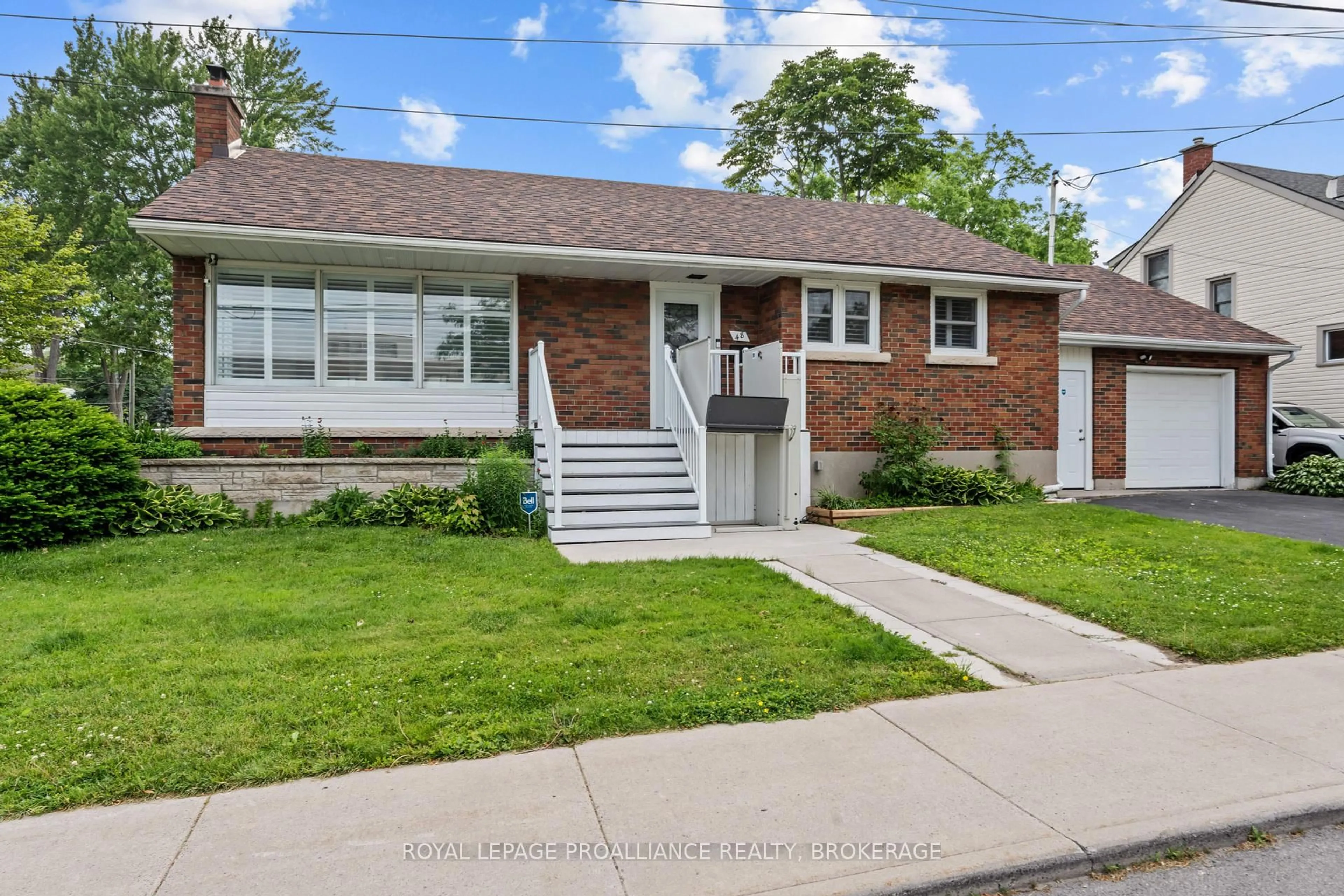 Home with brick exterior material, street for 48 Ellerbeck St, Kingston Ontario K7L 4H7