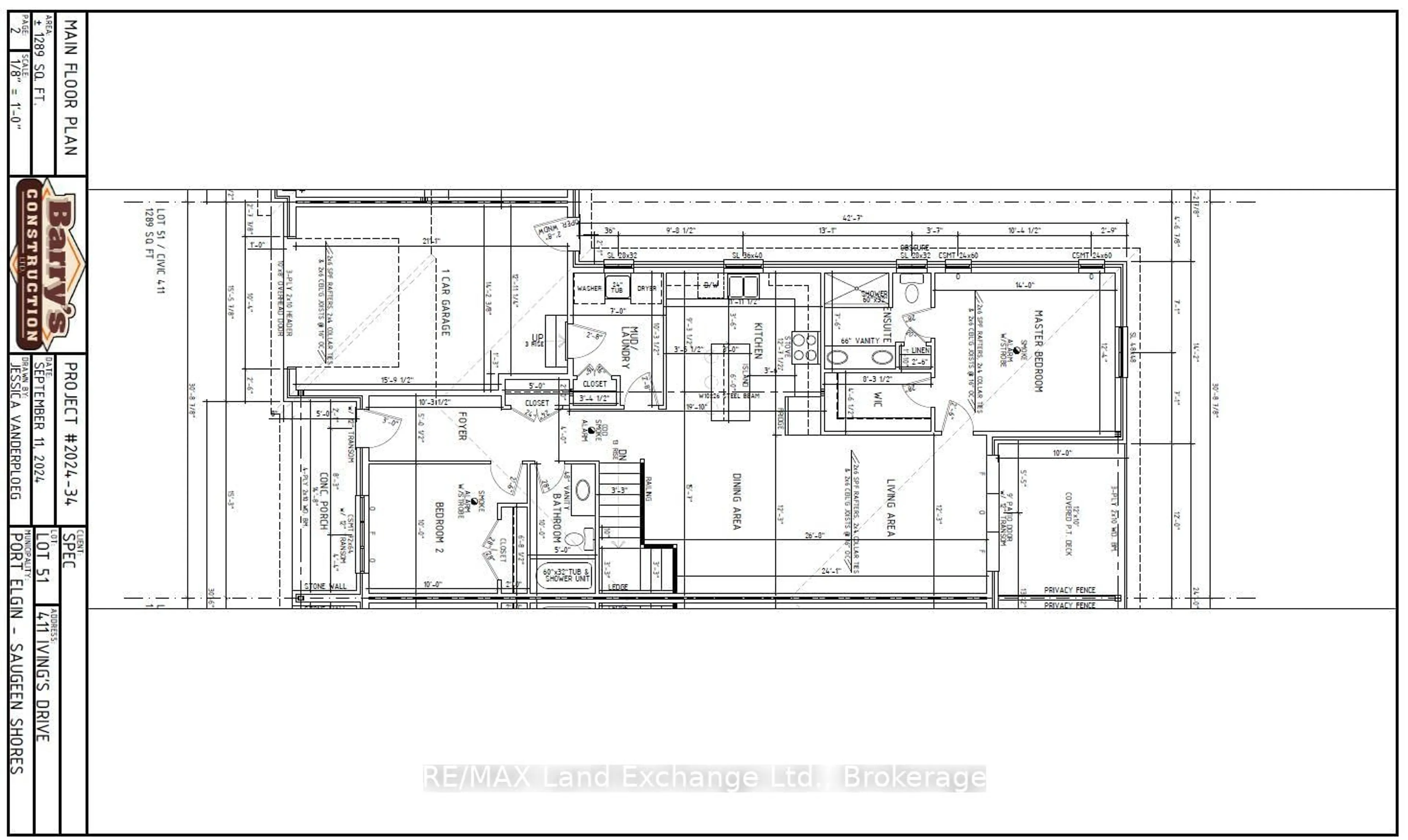 Floor plan for 411 Ivings Dr, Saugeen Shores Ontario N0H 2C1