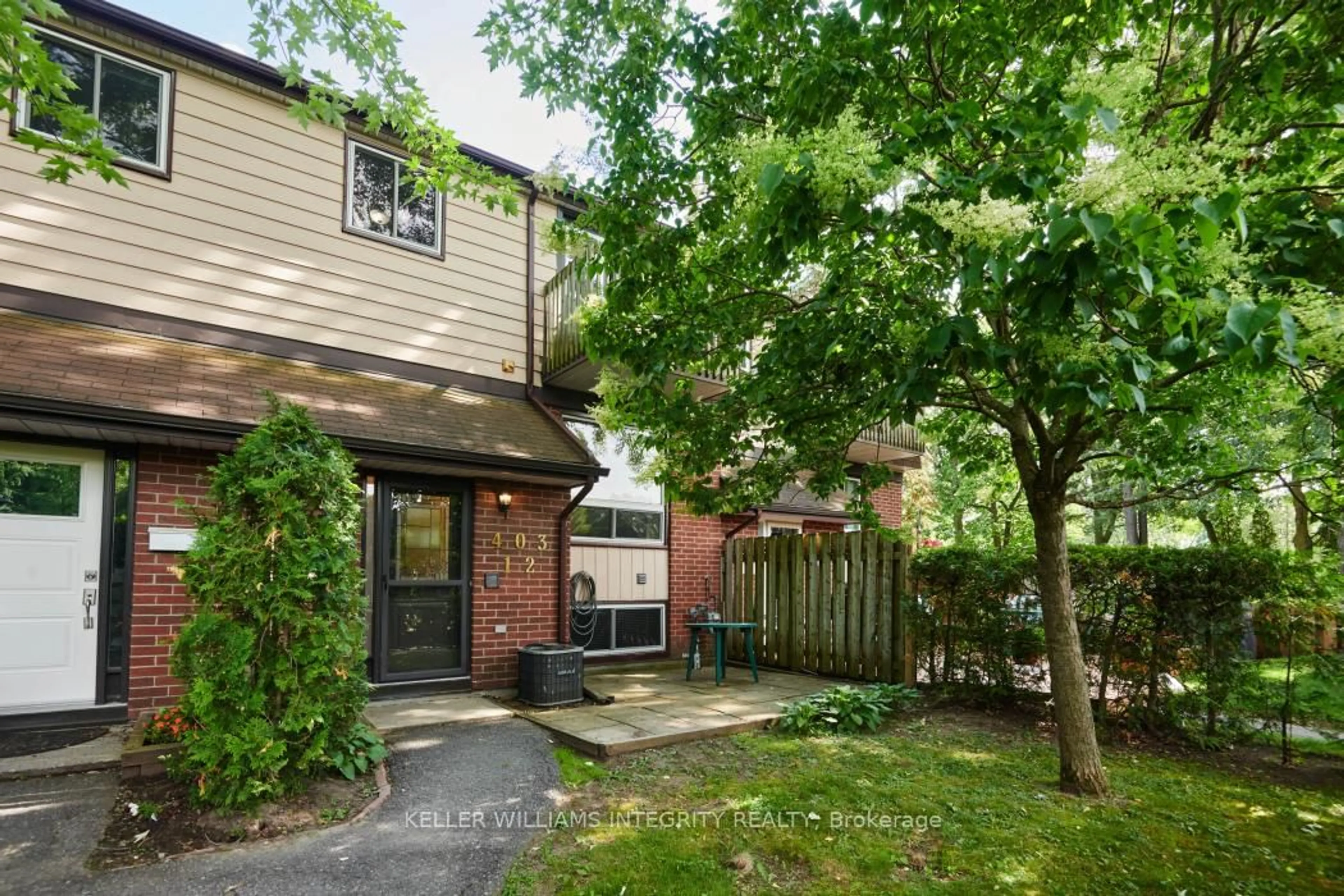 Patio, street for 403 Montfort St #12, Ottawa Ontario K1L 8G8