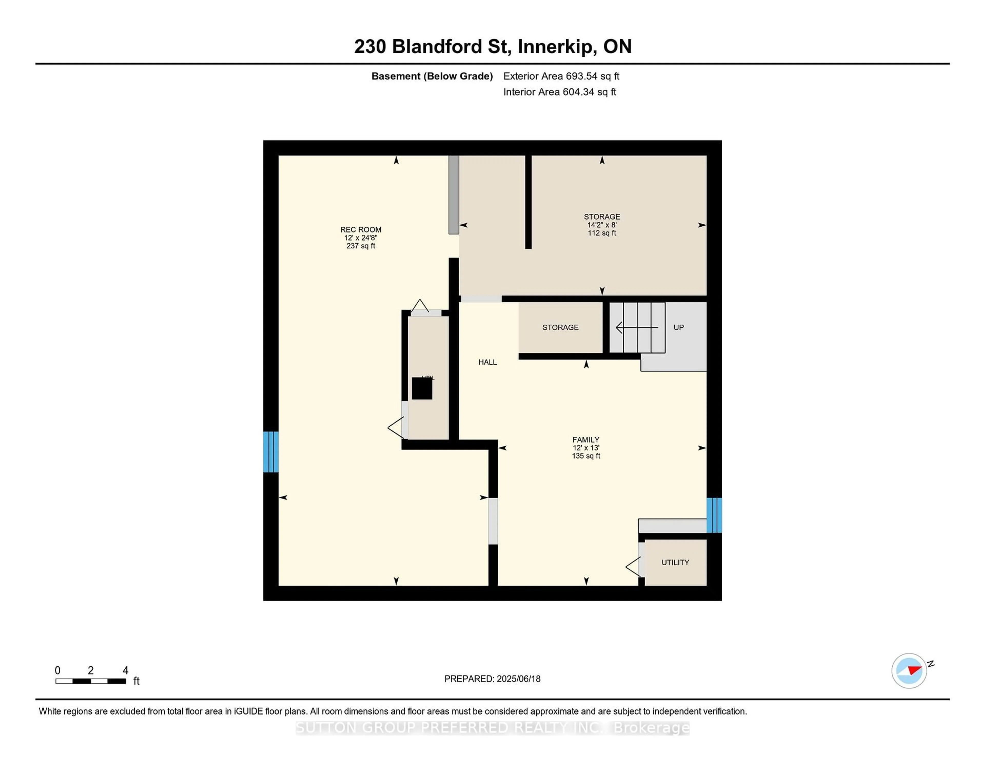 Floor plan for 230 Blandford St, East Zorra-Tavistock Ontario N0J 1M0