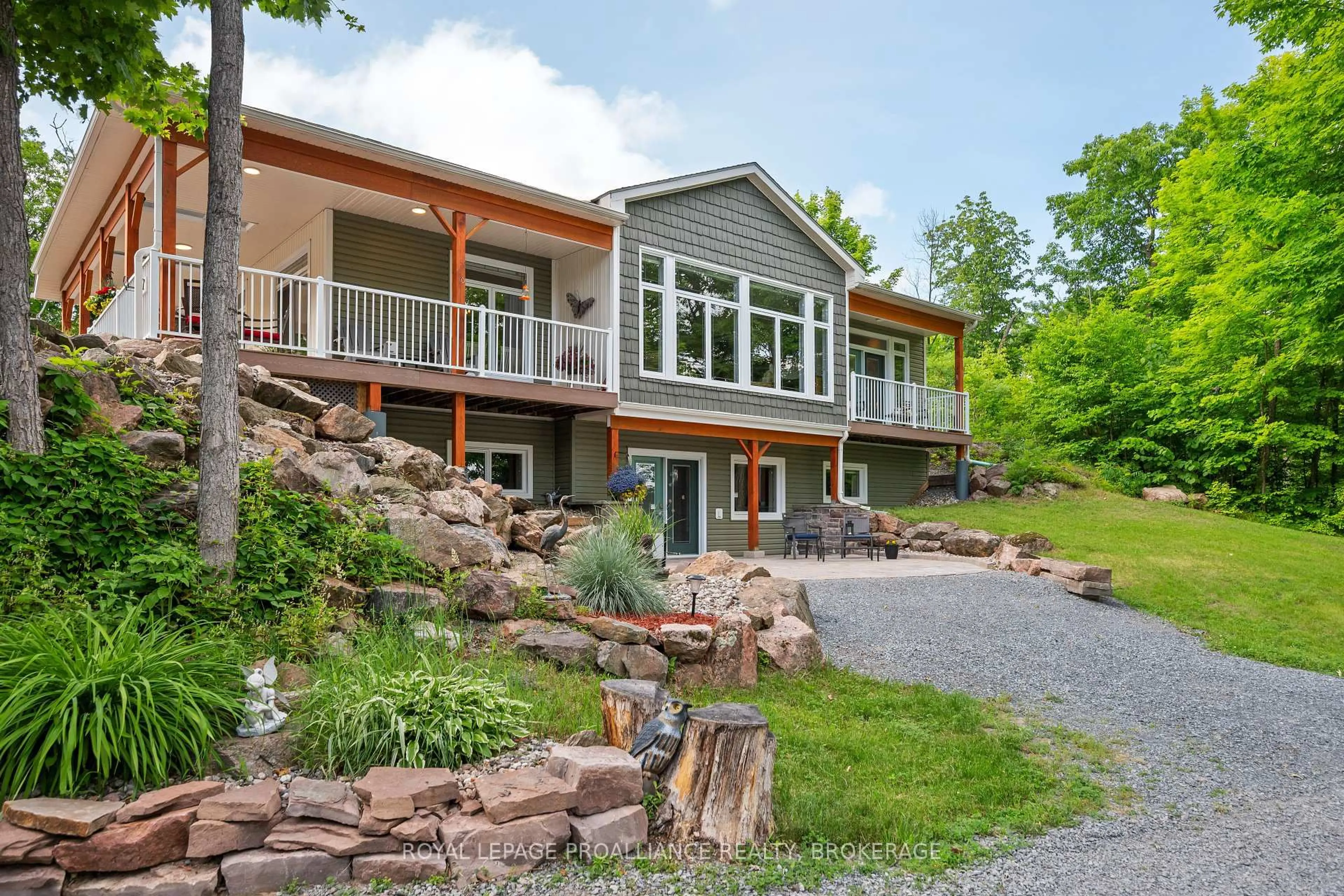 Home with brick exterior material, unknown for 3670B Westport Rd, Godfrey Ontario K0H 1T0