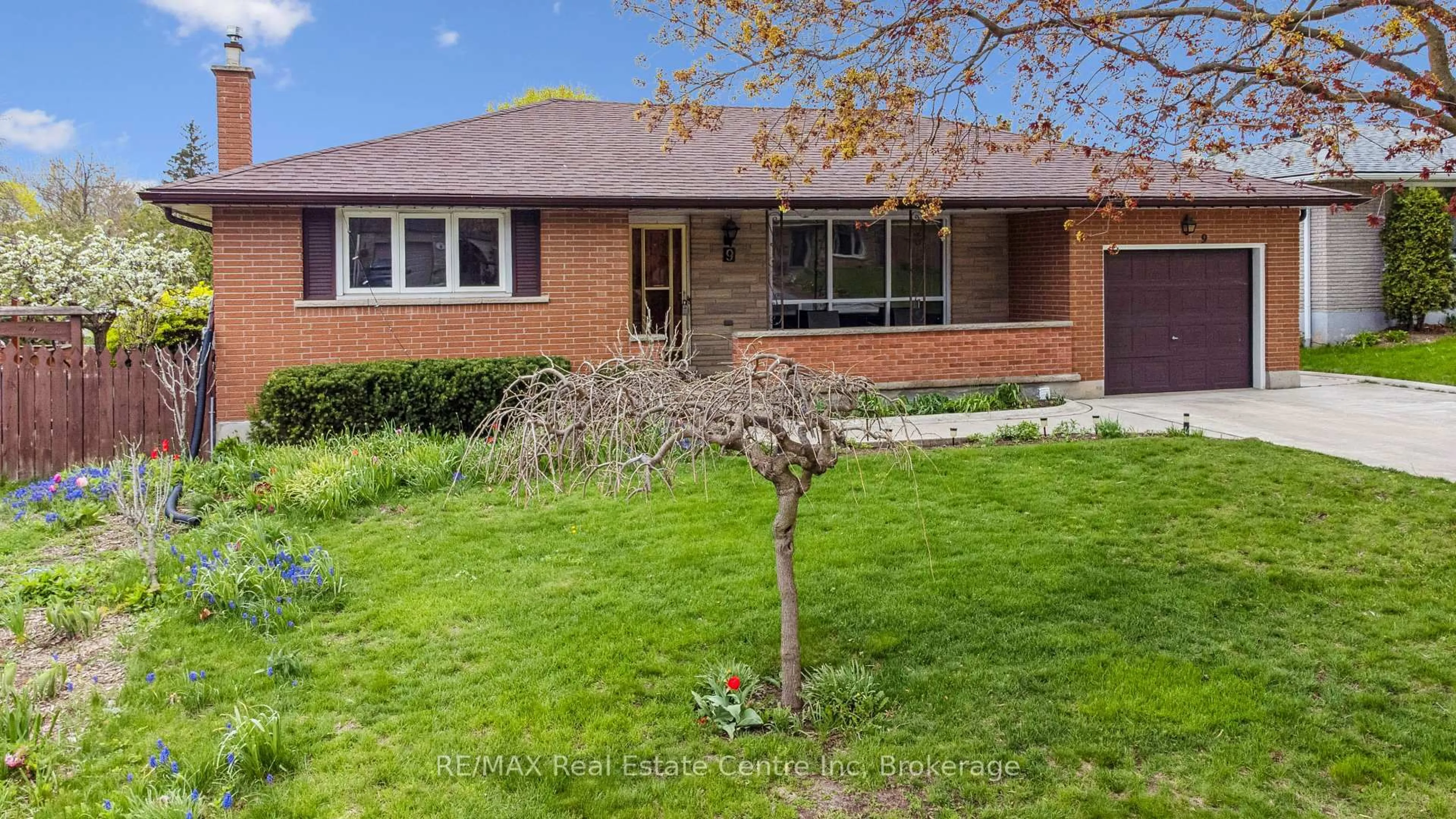 Home with brick exterior material, street for 9 Flanders Rd, Guelph Ontario N1G 1V8