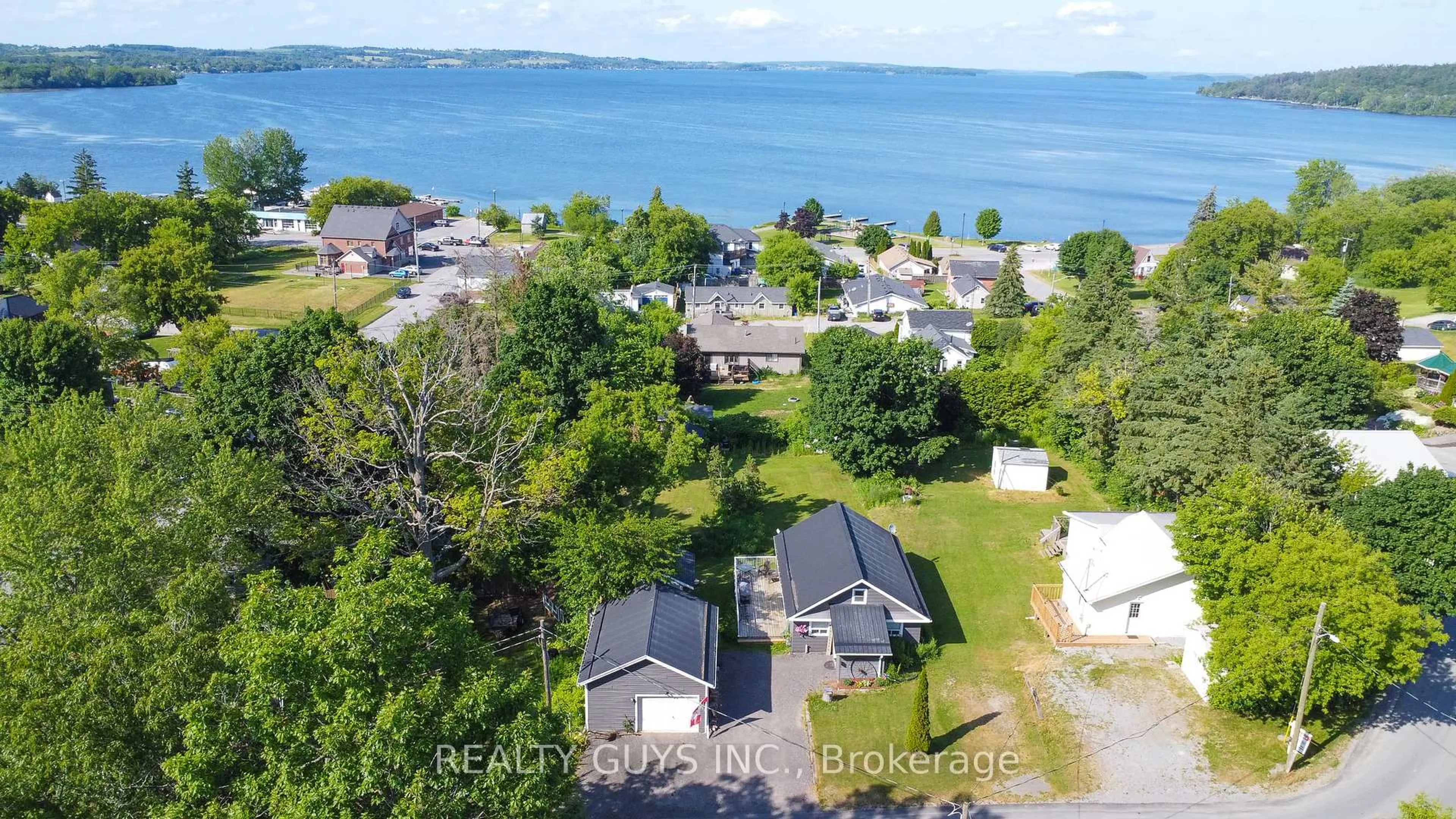 A pic from outside/outdoor area/front of a property/back of a property/a pic from drone, water/lake/river/ocean view for 5051 Chapel St St, Hamilton Township Ontario K0L 1E0