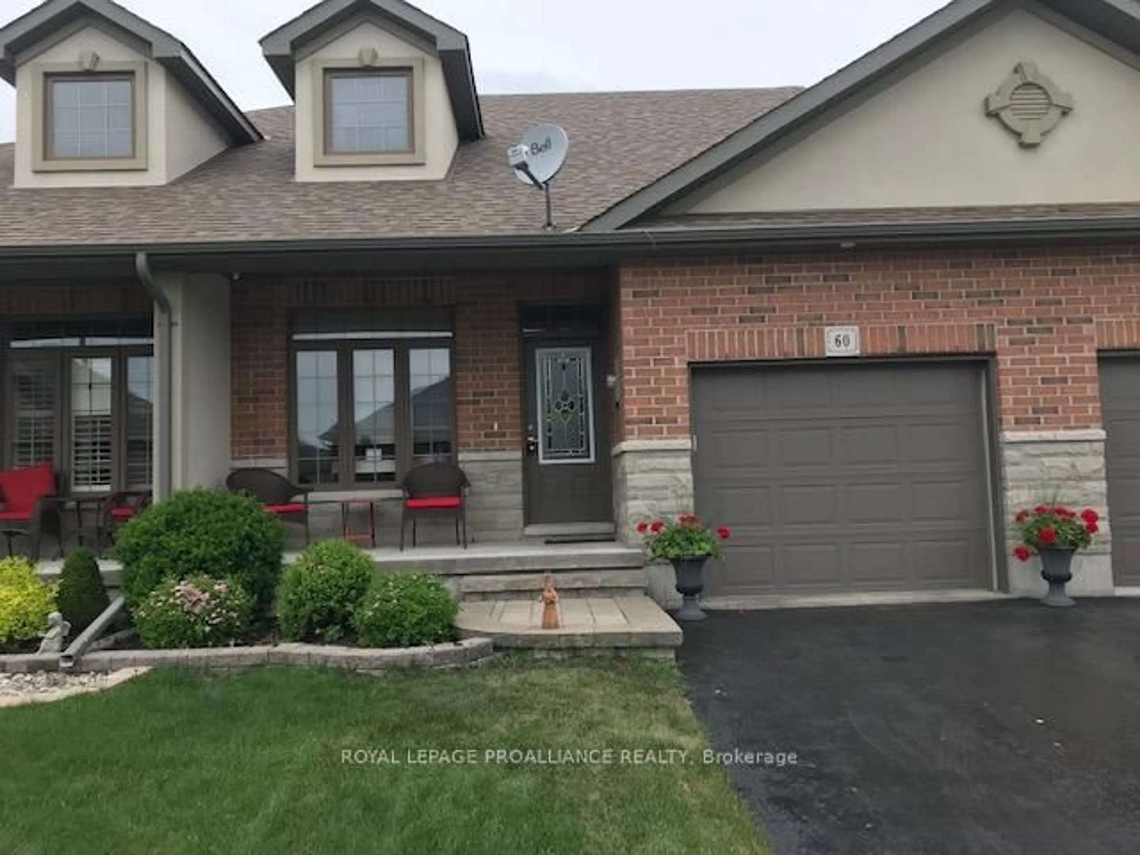 Home with brick exterior material, street for 60 Princeton Pl, Belleville Ontario K8N 0B3