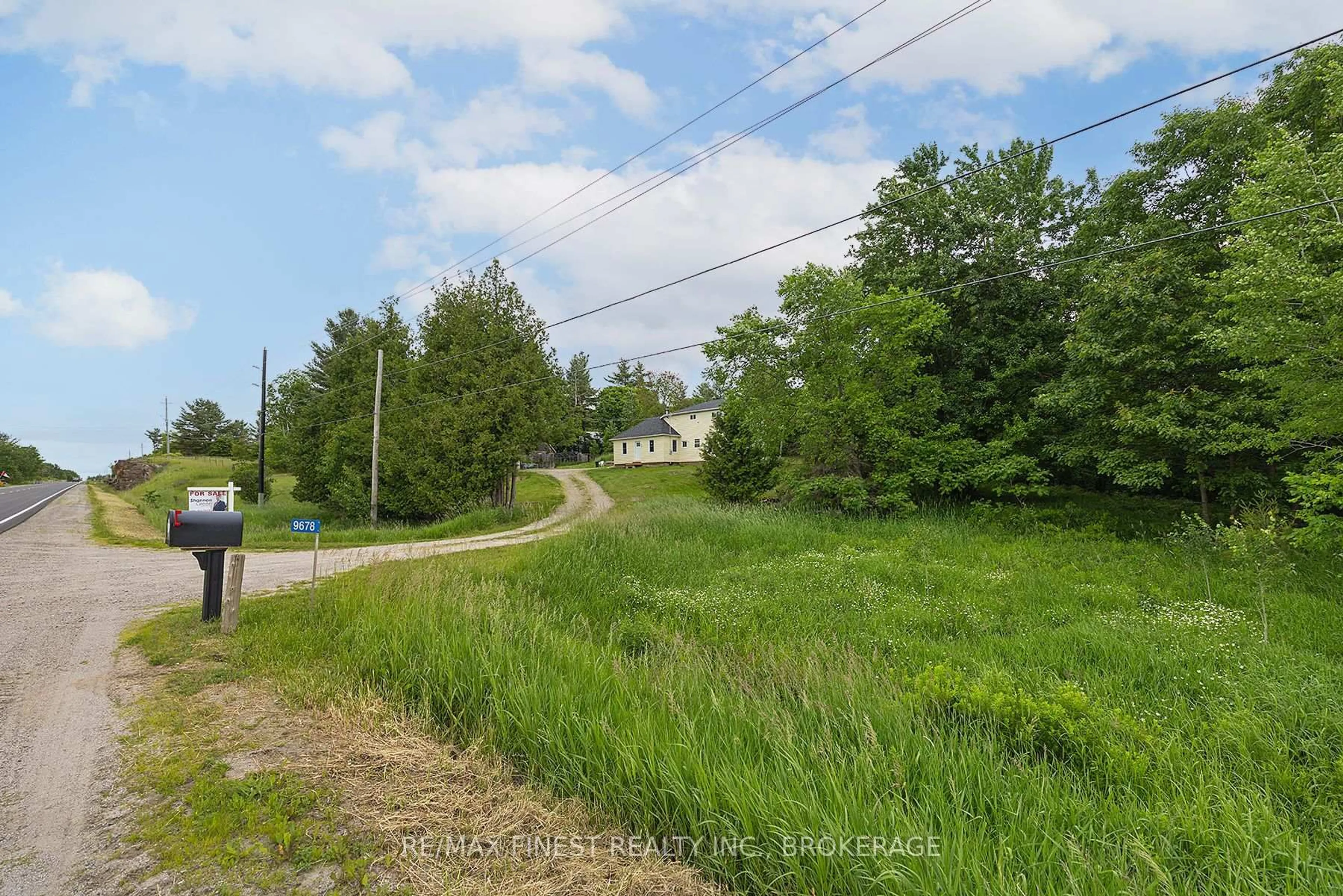 A pic from outside/outdoor area/front of a property/back of a property/a pic from drone, street for 9678 Highway 38, Godfrey Ontario K0H 1T0