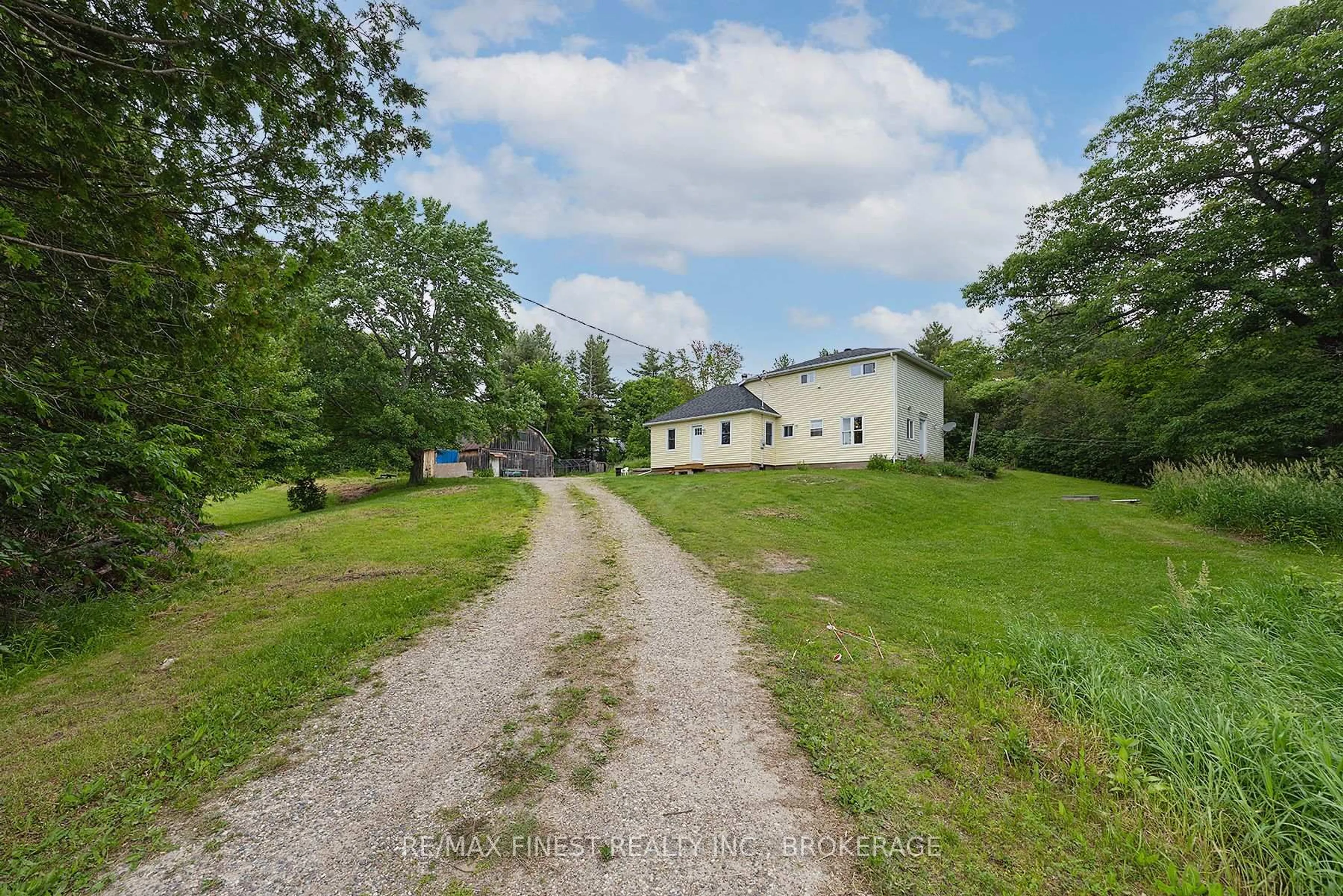 A pic from outside/outdoor area/front of a property/back of a property/a pic from drone, unknown for 9678 Highway 38, Godfrey Ontario K0H 1T0