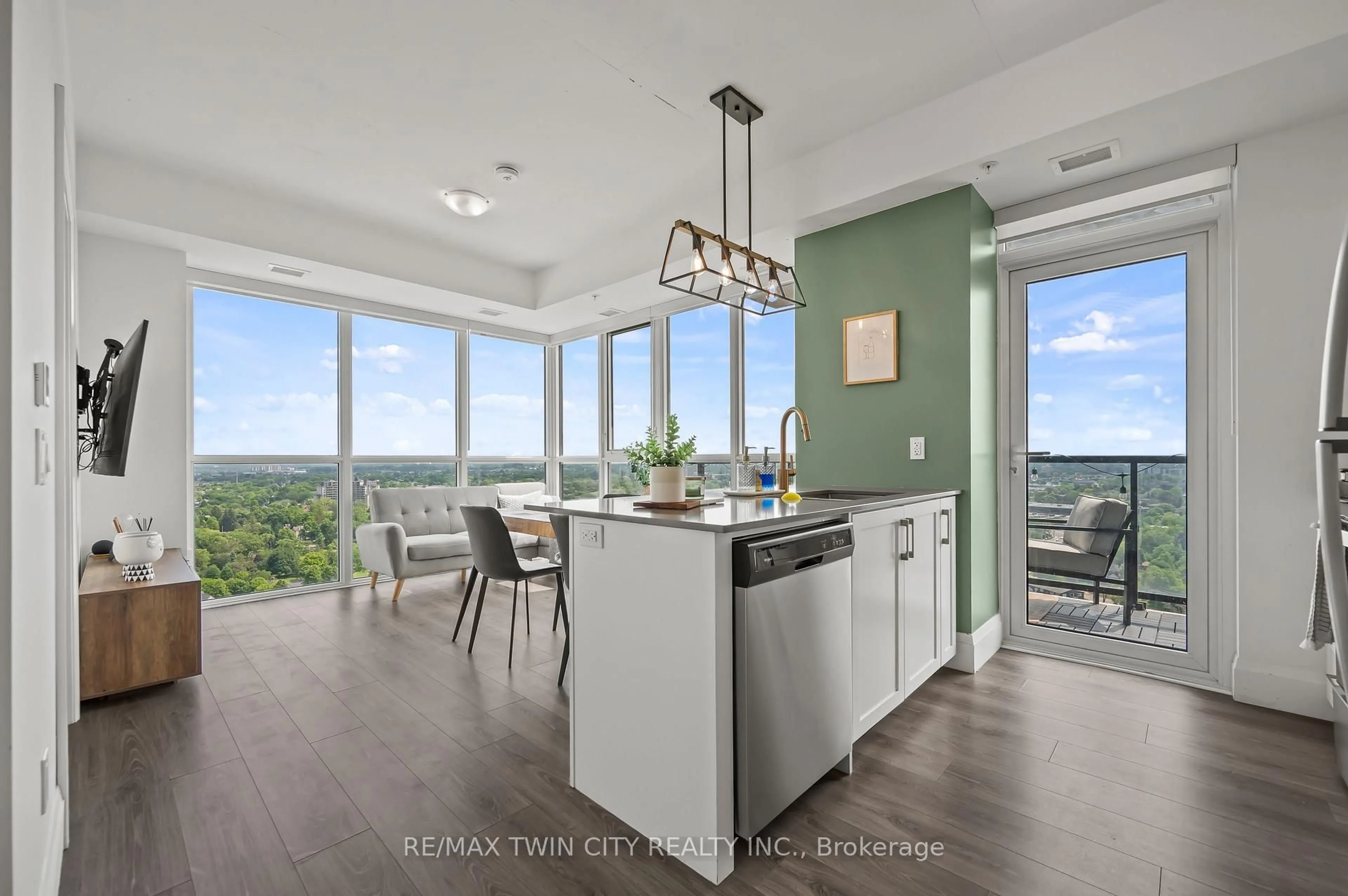 Open concept kitchen, unknown for 108 Garment St #2305, Kitchener Ontario N2G 2B3
