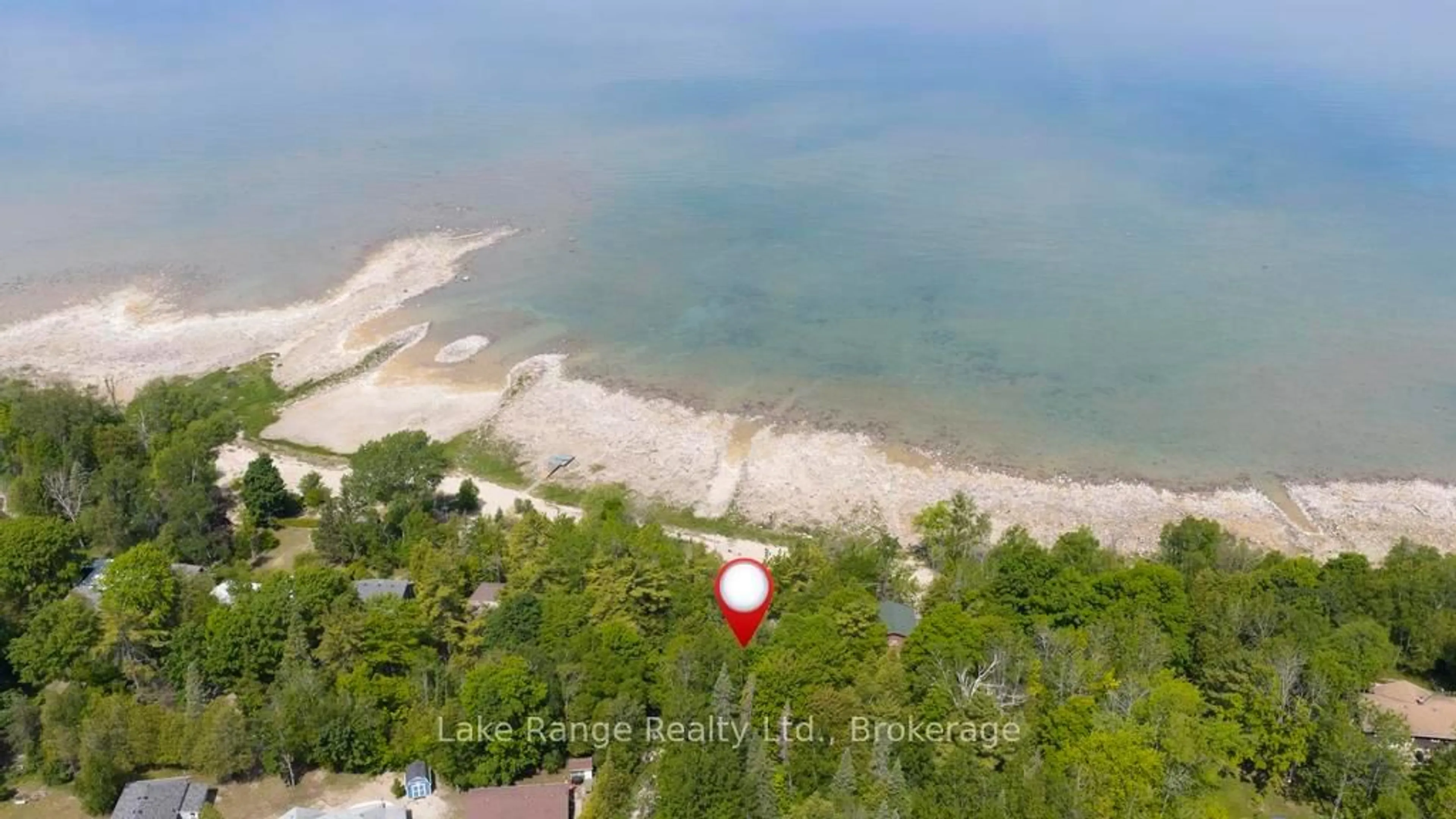 A pic from outside/outdoor area/front of a property/back of a property/a pic from drone, water/lake/river/ocean view for 19 Collins Dr, Kincardine Ontario N0G 2T0