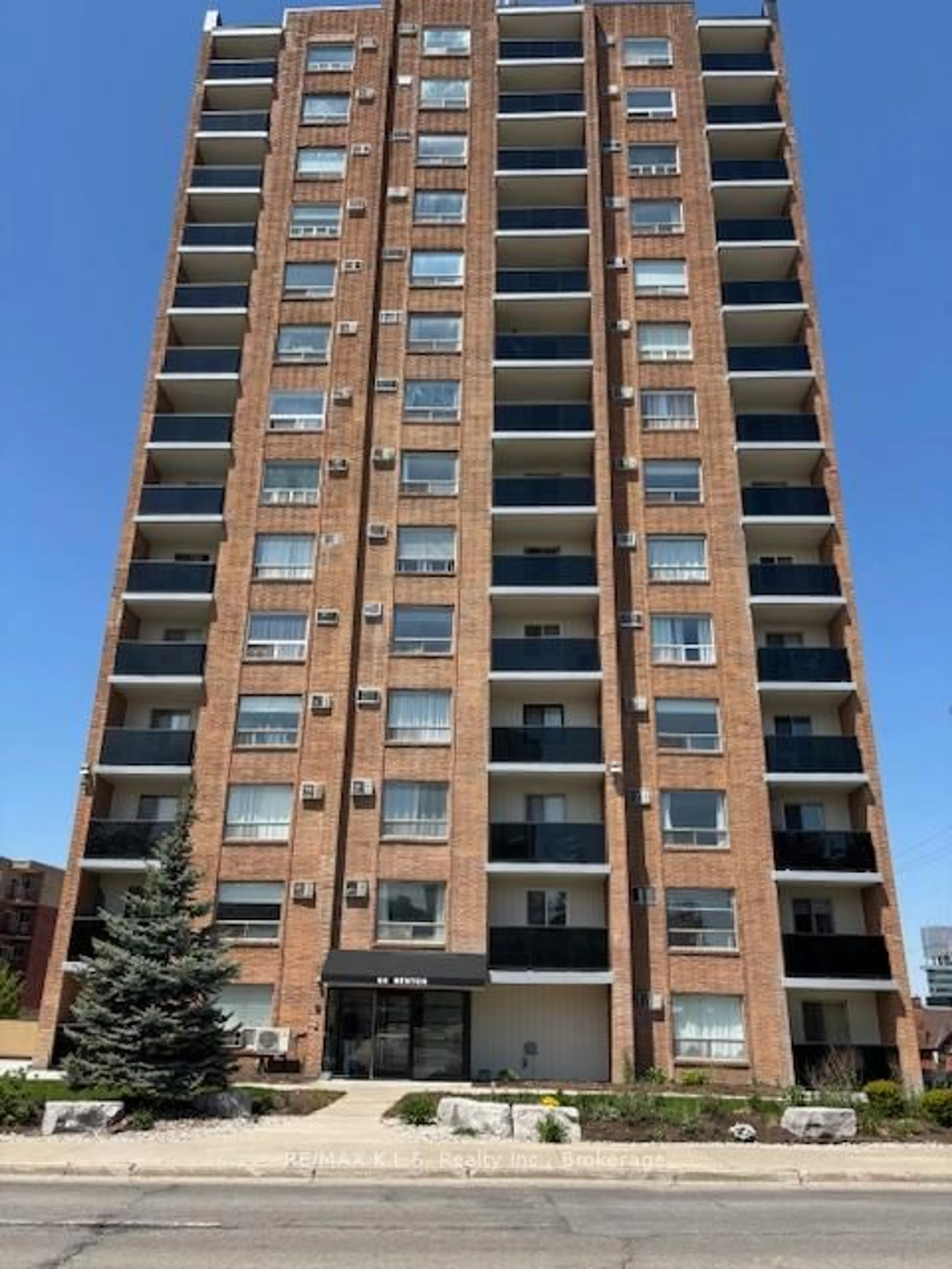 Home with brick exterior material, building for 64 Benton St #1302, Kitchener Ontario N2G 4L9