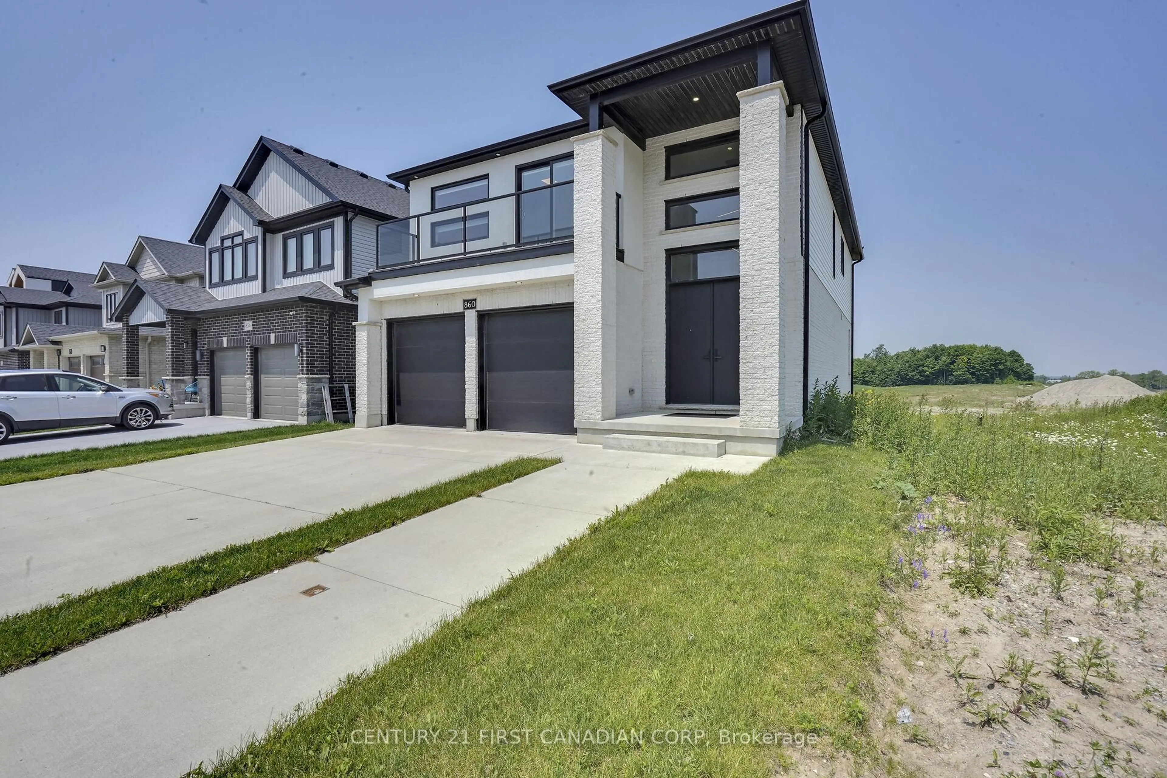 Home with brick exterior material, street for 860 Kleinburg Dr, London North Ontario N5X 0N8