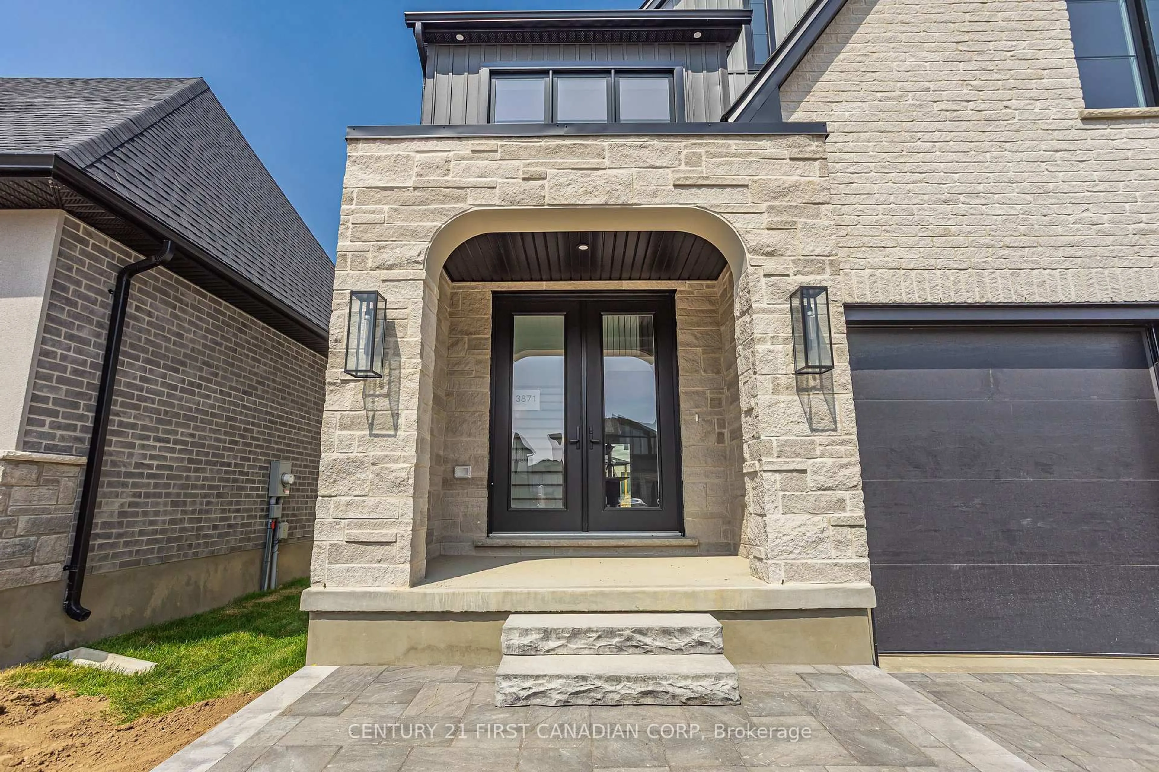 Home with brick exterior material, street for 3871 BIG LEAF Tr, London South Ontario N6P 1H5