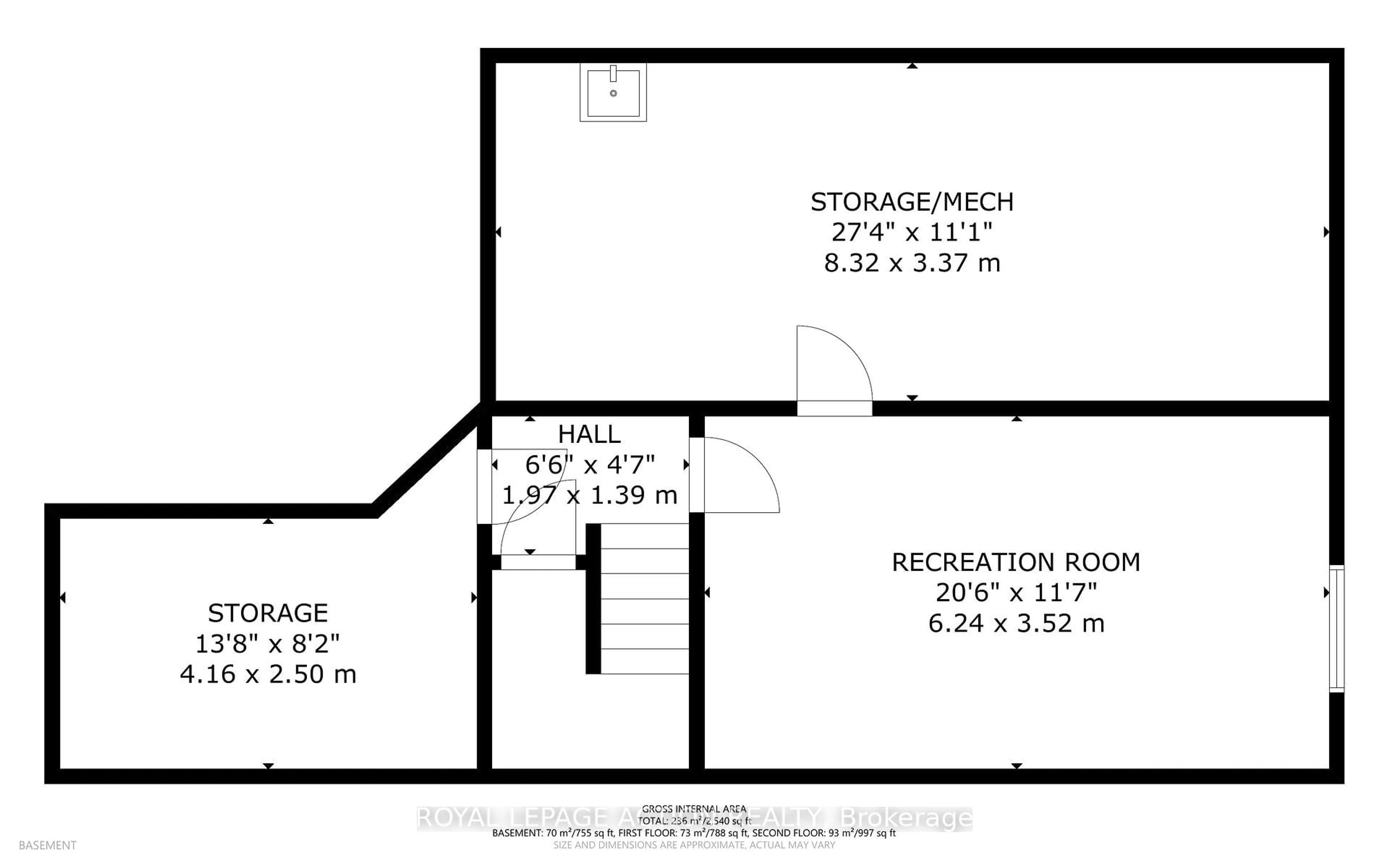 Floor plan for 12 Rowe Lane, Brant Ontario N3L 0A6